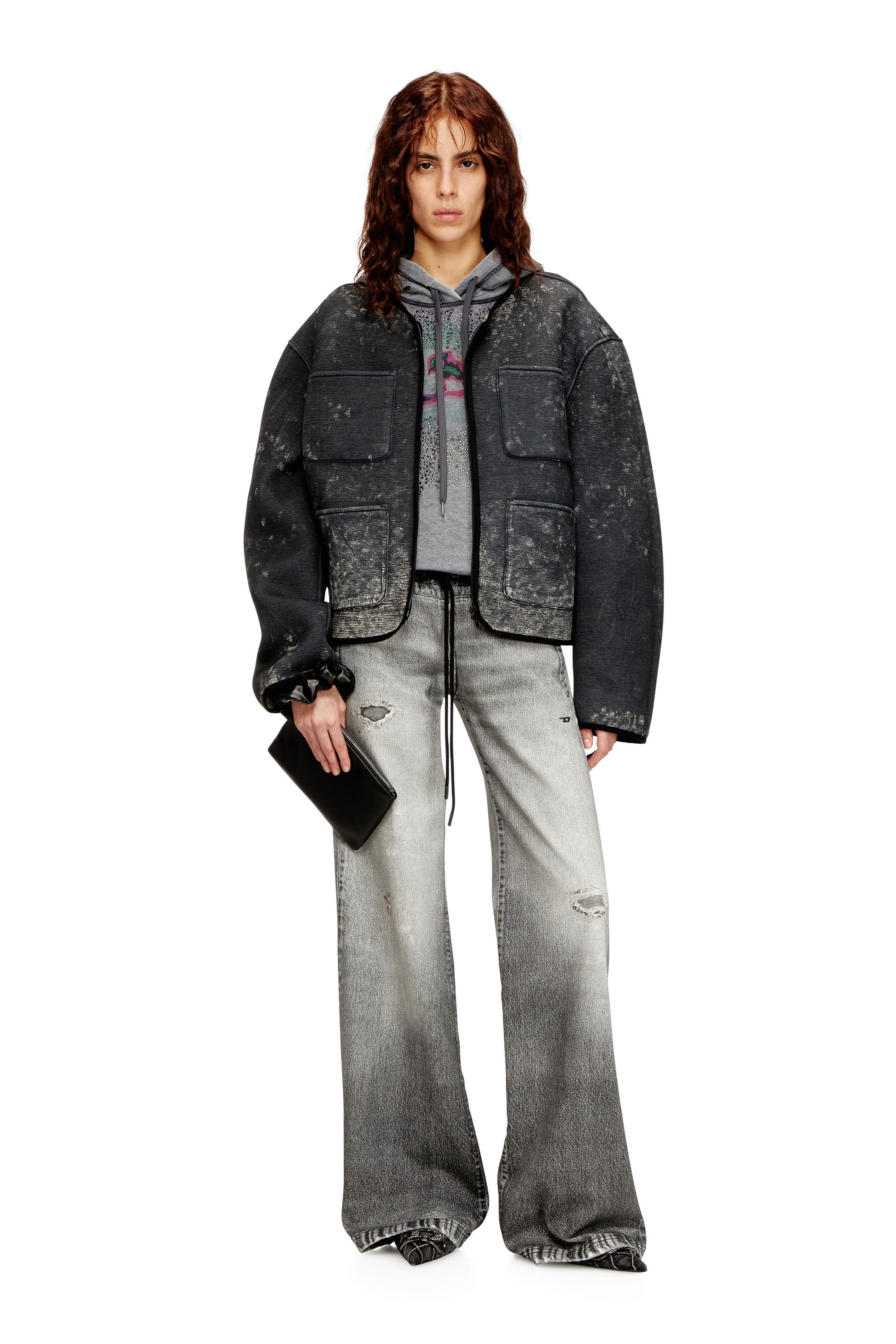 Diesel - Woman's Relaxed 2078 D-Ainty Joggjeans&reg; 068US, Grey - 2