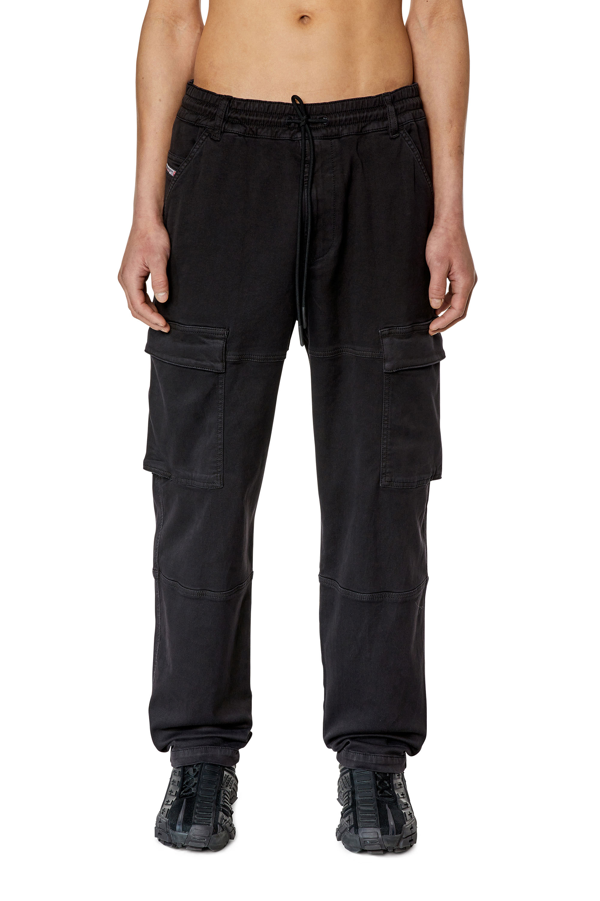 Diesel - Krooley JoggJeans® 068DY Tapered, Black - Image 1