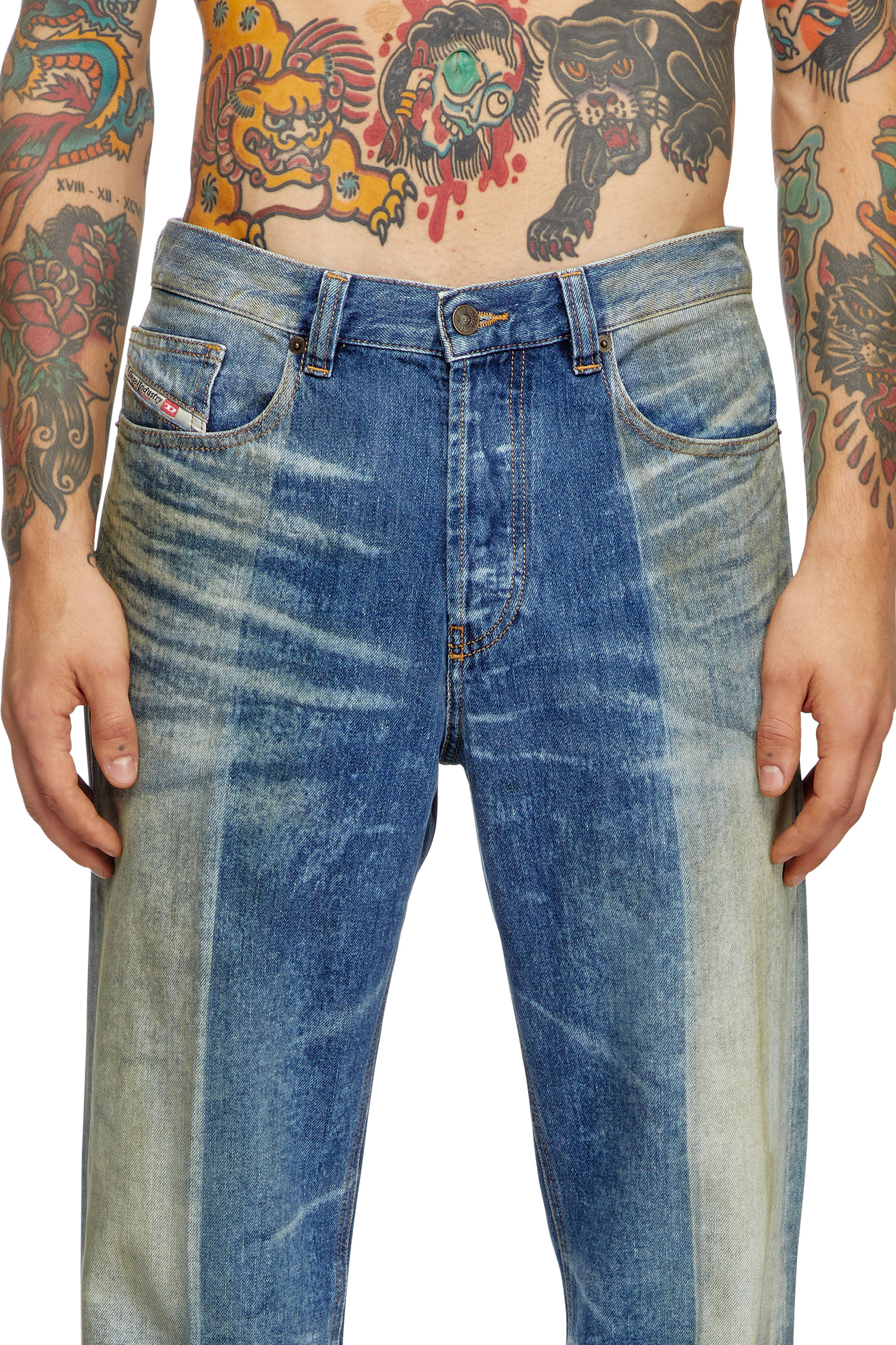 Diesel - Man's Regular Jeans 2010 D-Macs 09L04, Medium blue - 4