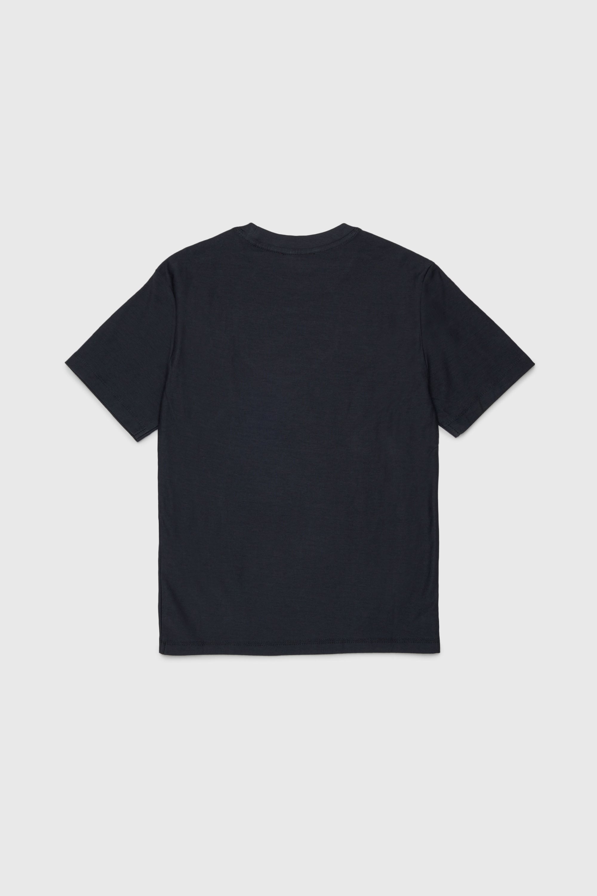 Diesel - TFRIT OVER, Man's T-shirt with Oval D logo and streaky effect in Black - 2