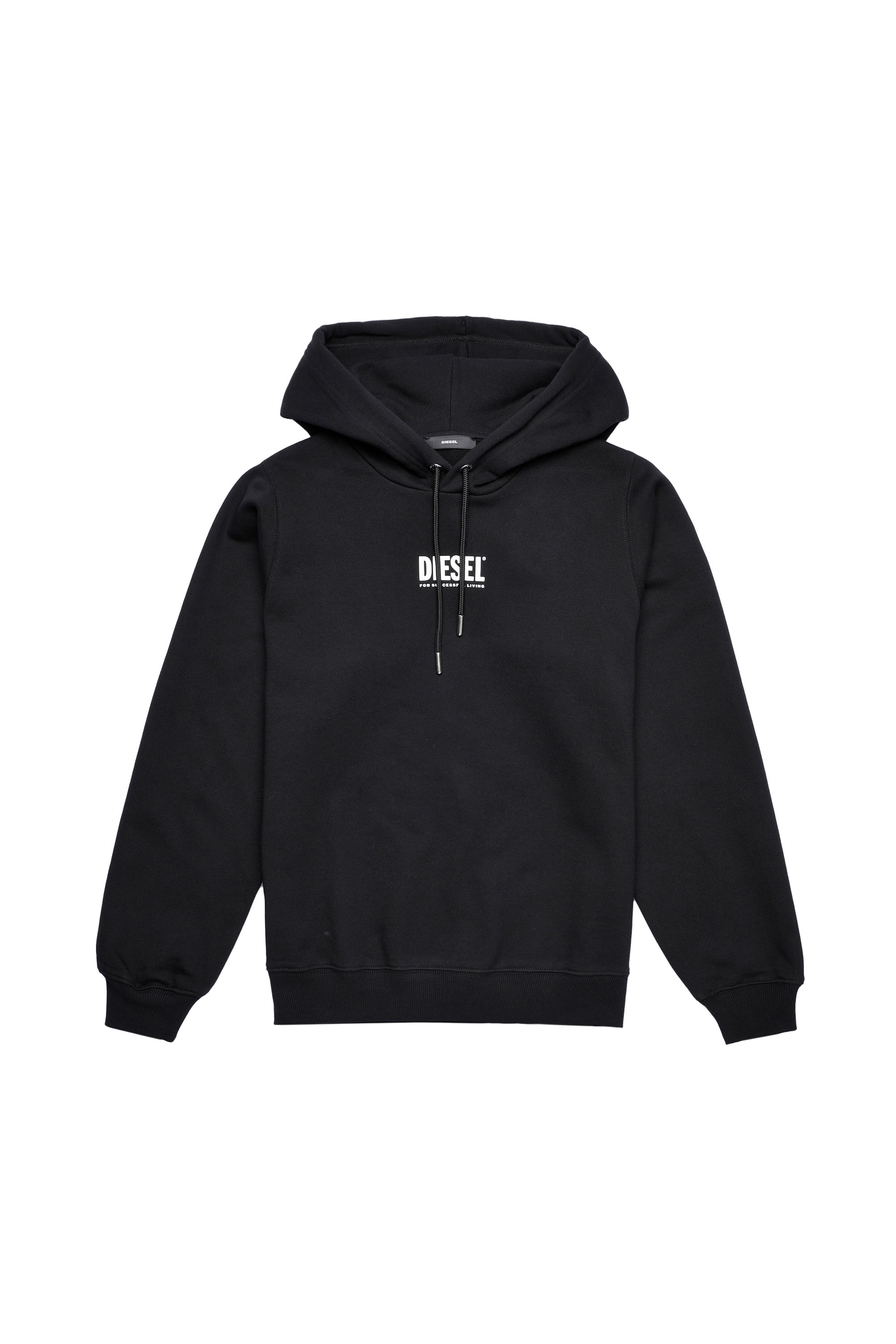 F-ANG-HOOD-SMALLOGO, Black - Sweaters