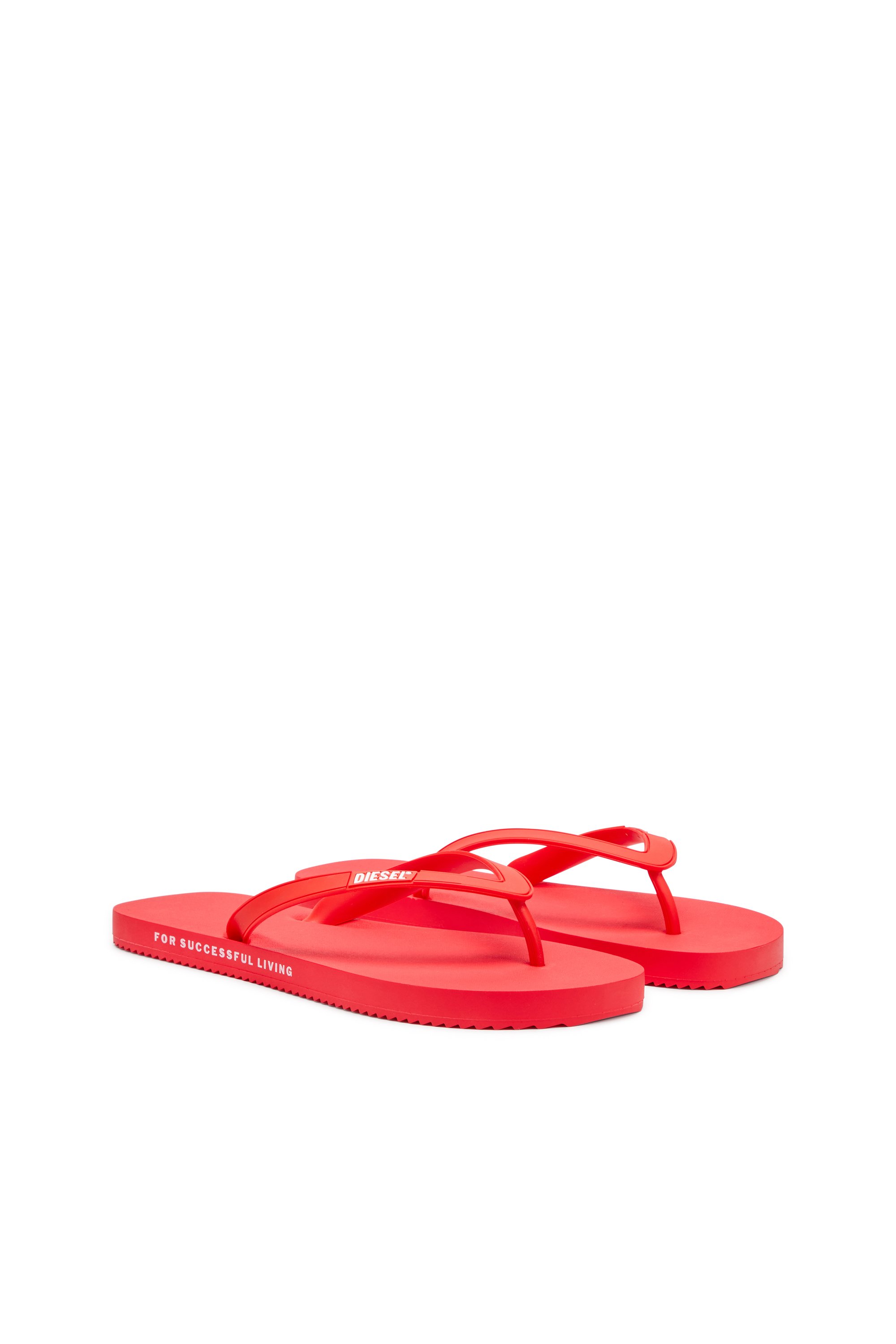 Diesel - SA-RIO W, Woman's Sa-Rio-Rubber flip-flops in Red - 2