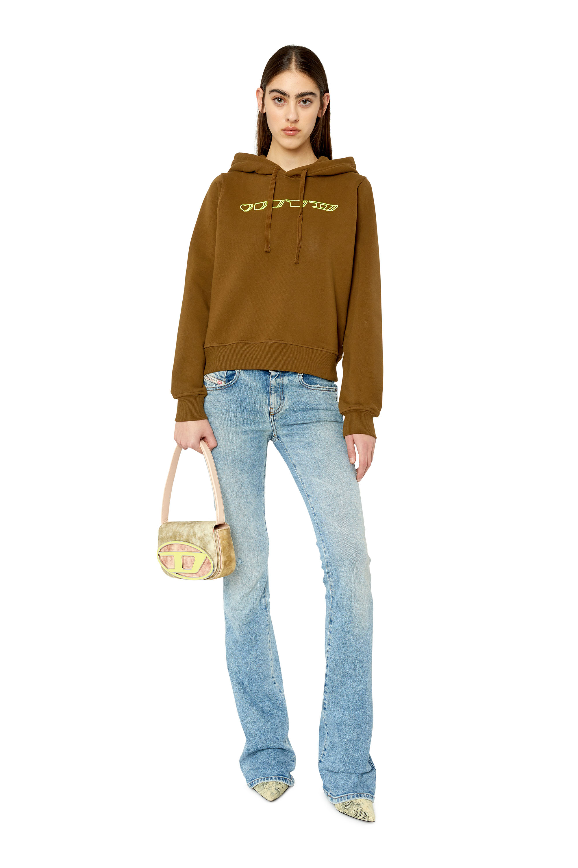 Diesel - F-REGGY-HOOD-G3, Brown - Image 2