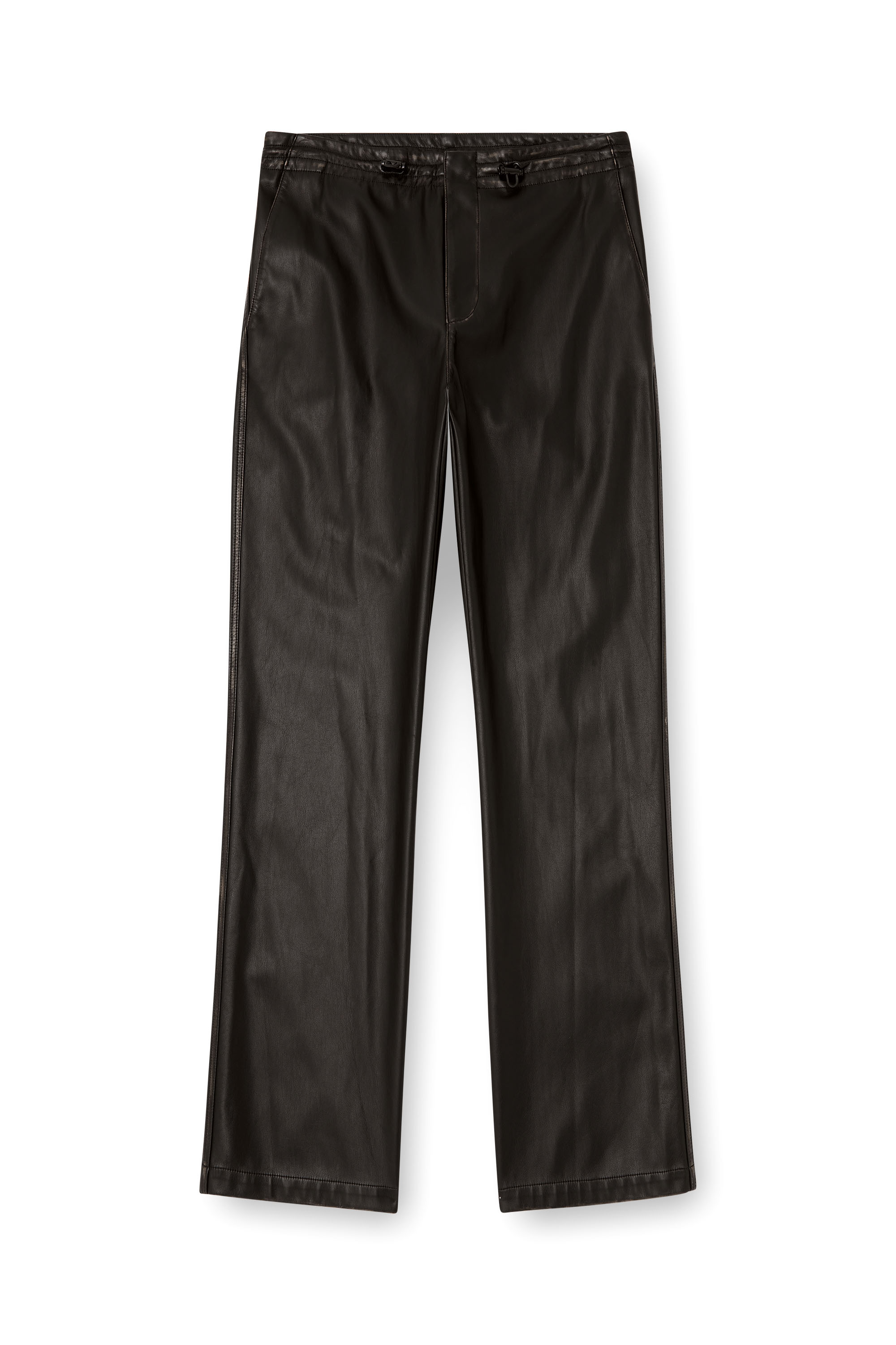 Diesel - P-RIVERS, Man's Pants in treated technical fabric in Black - 2