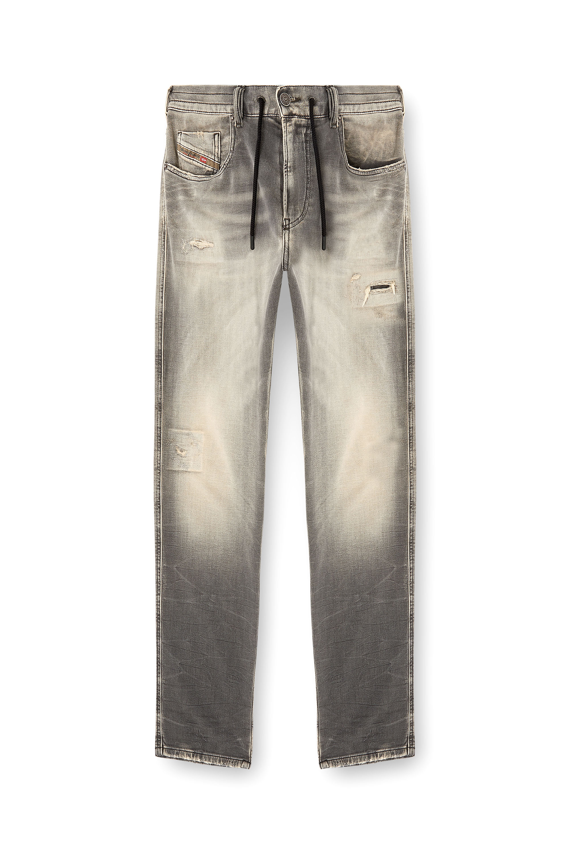 Diesel - Man's Slim 2062 D-Strukt Joggjeans® 068UH, Light Grey - 3