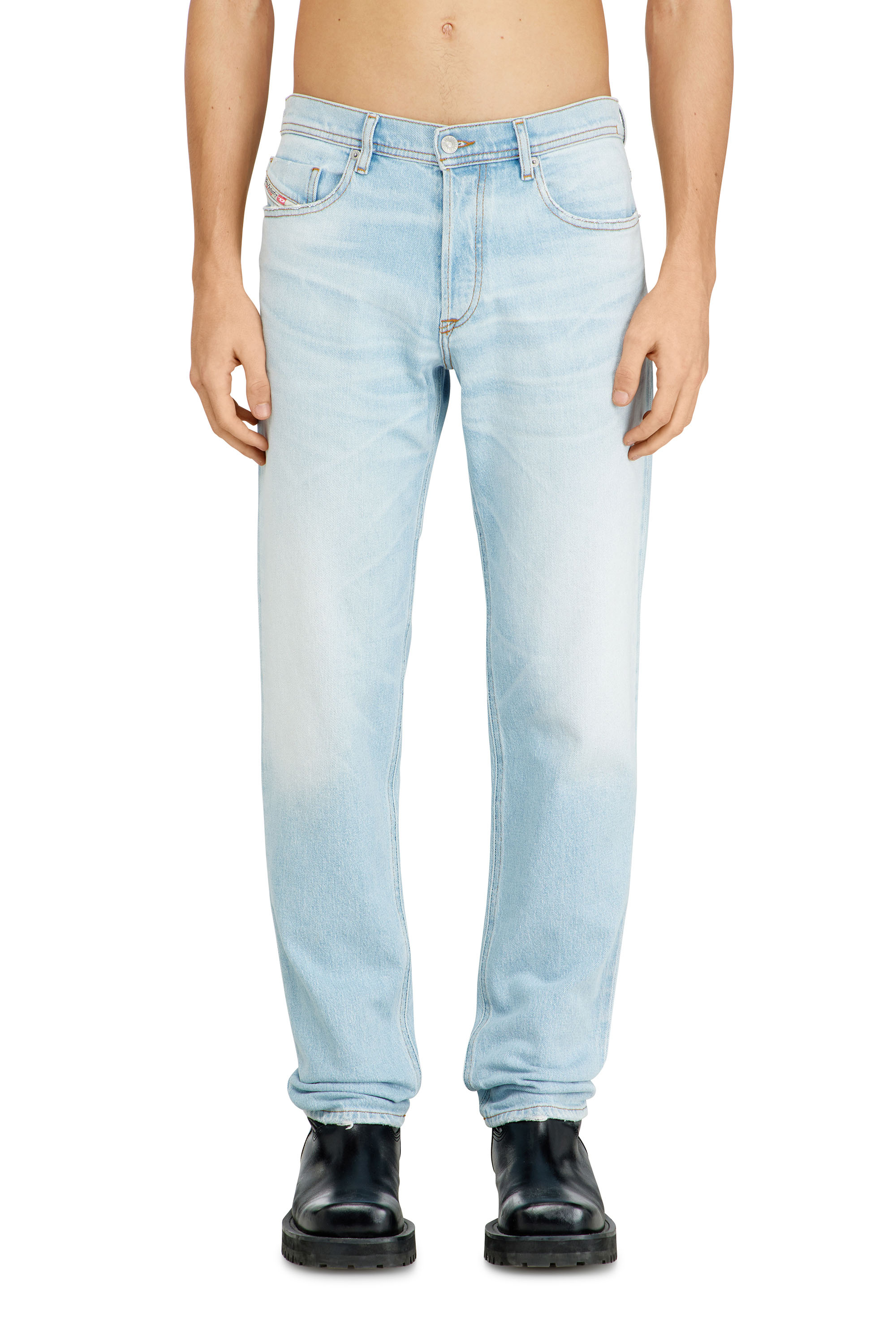 Diesel - Man's Regular Jeans 2023 D-Finitive 09N54, Light Blue - 1
