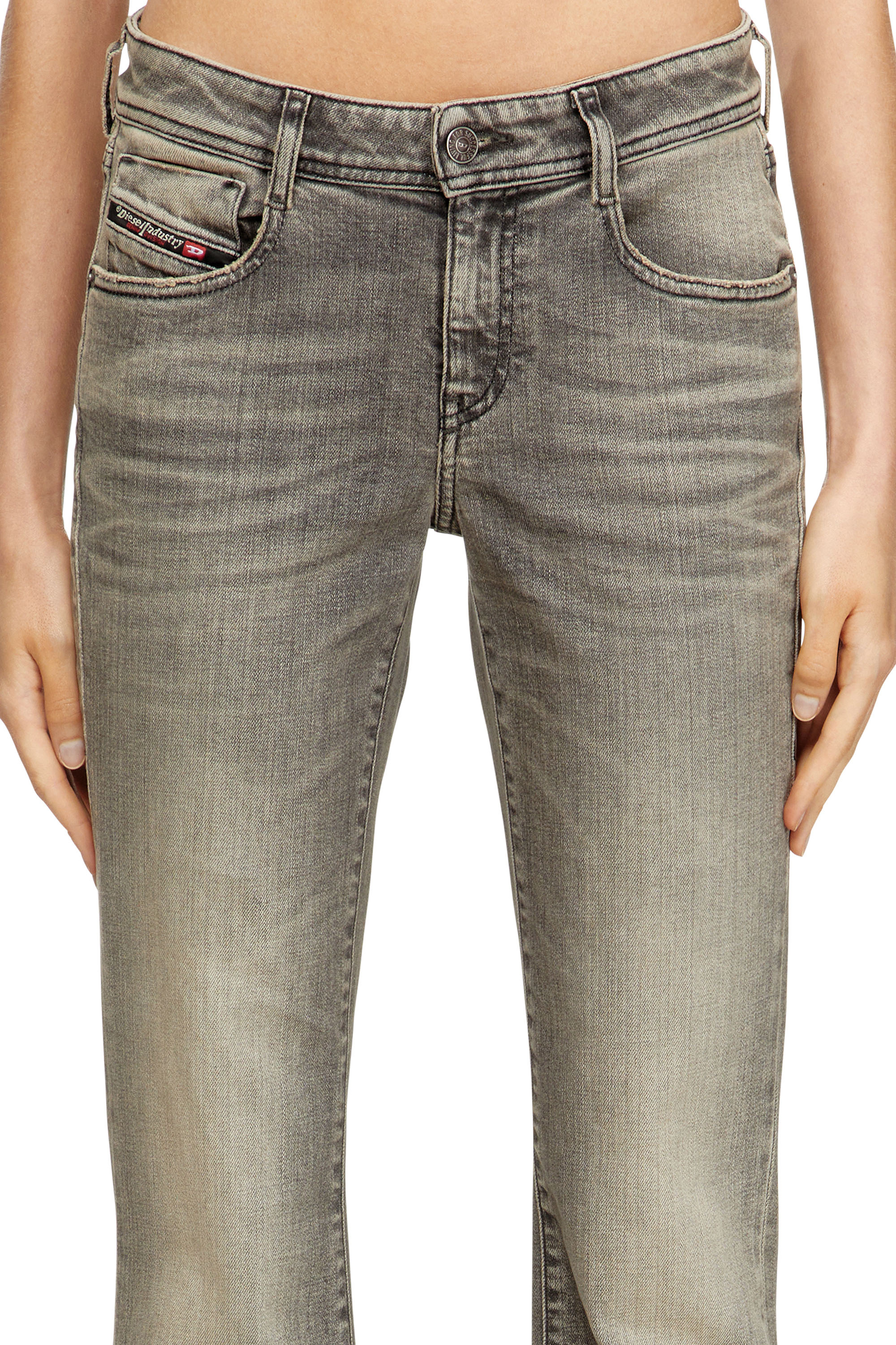 Bootcut Jeans 1969 D-Ebbey 09L99, Grey Diesel - Woman's Bootcut Jeans 1969 D-Ebbey 09L99, Grey - 5