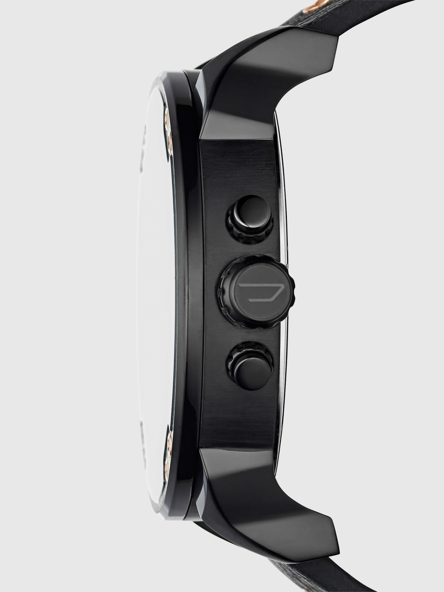 Diesel - DZ7350 MR DADDY 2.0, Man's Leather watch with detailed dial, 51 mm in Black - 2