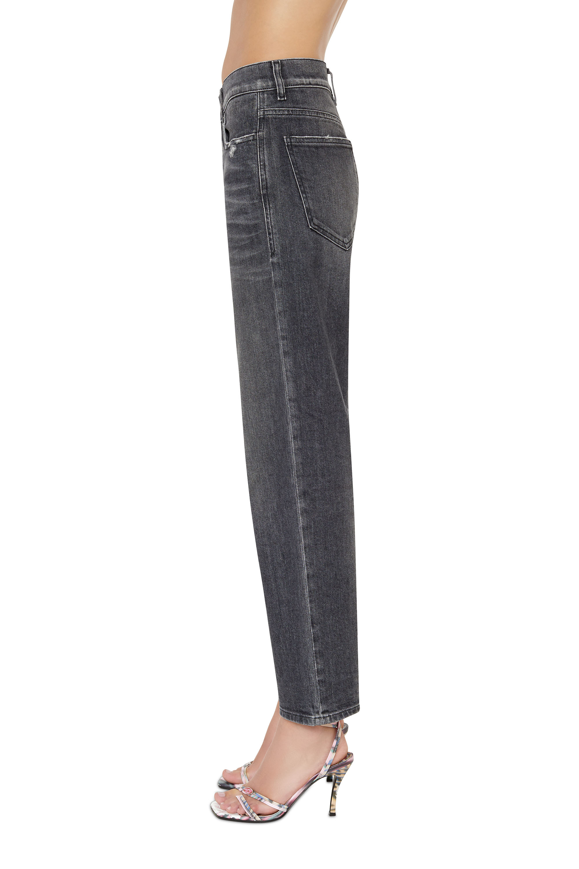 Diesel - 2016 D-Air 09E46 Boyfriend Jeans, Black/Dark grey - Image 4