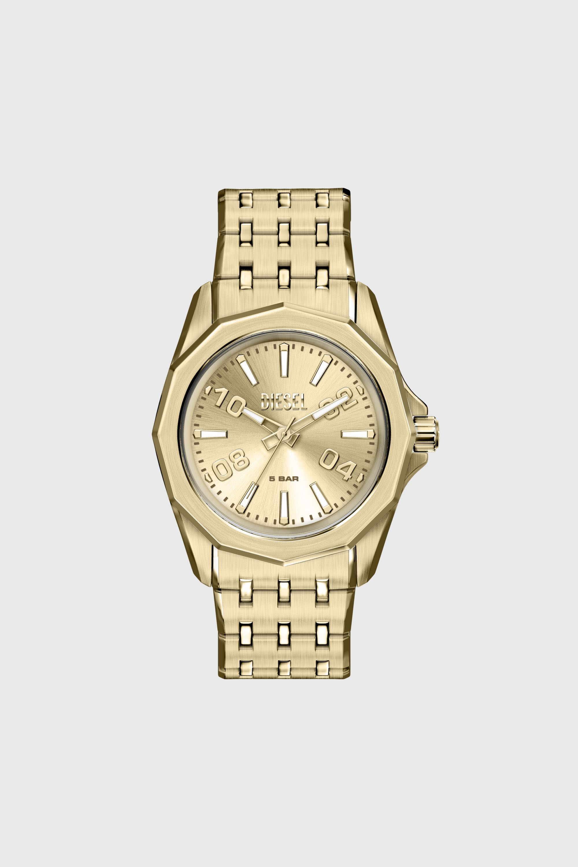 Diesel - DZ2239 WATCH, Man's Stinger gold-tone stainless steel watch in Gold - 1