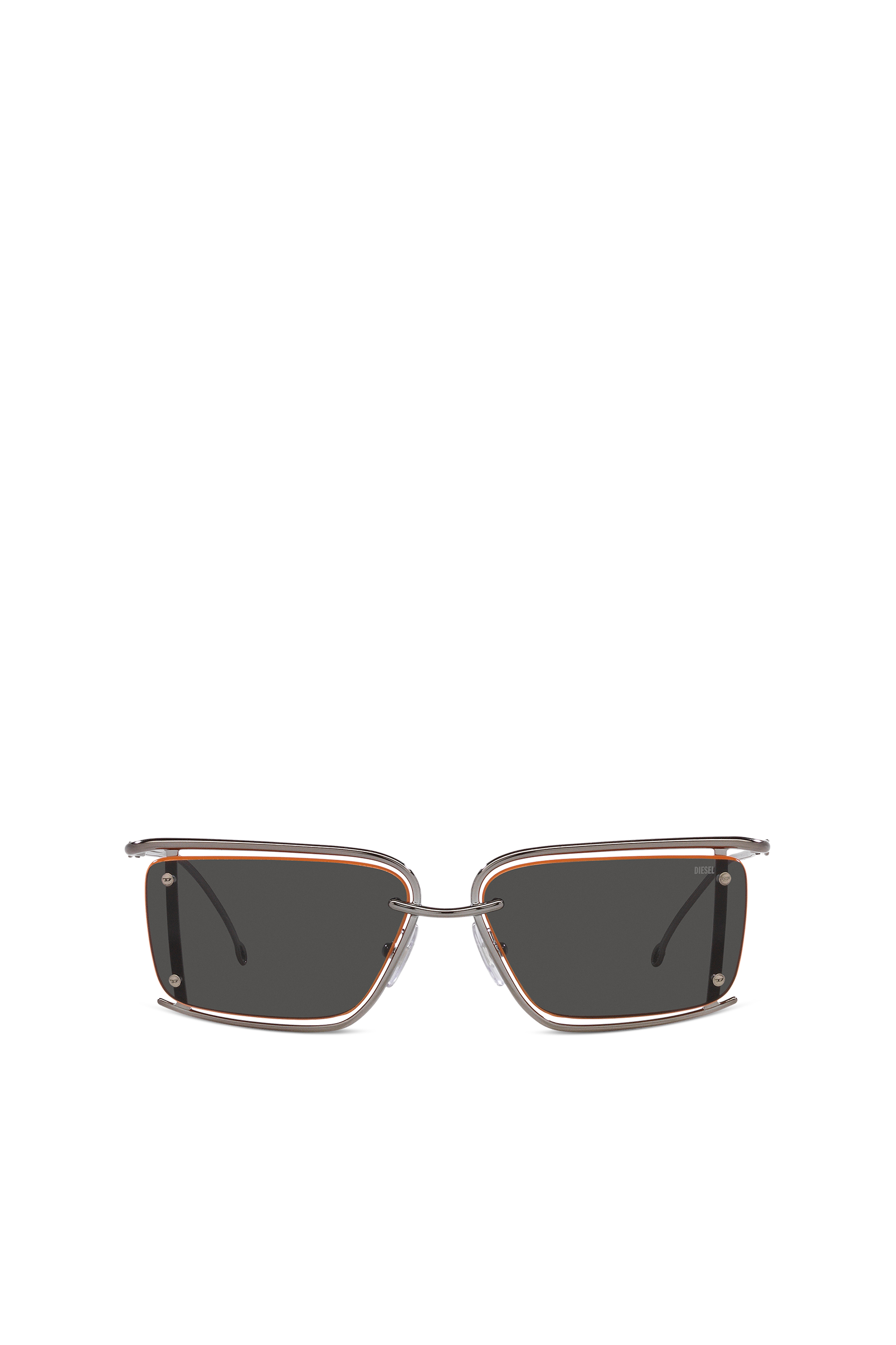 Diesel - 0DL1002, Unisex's Rectangle sunglasses in Black - 1