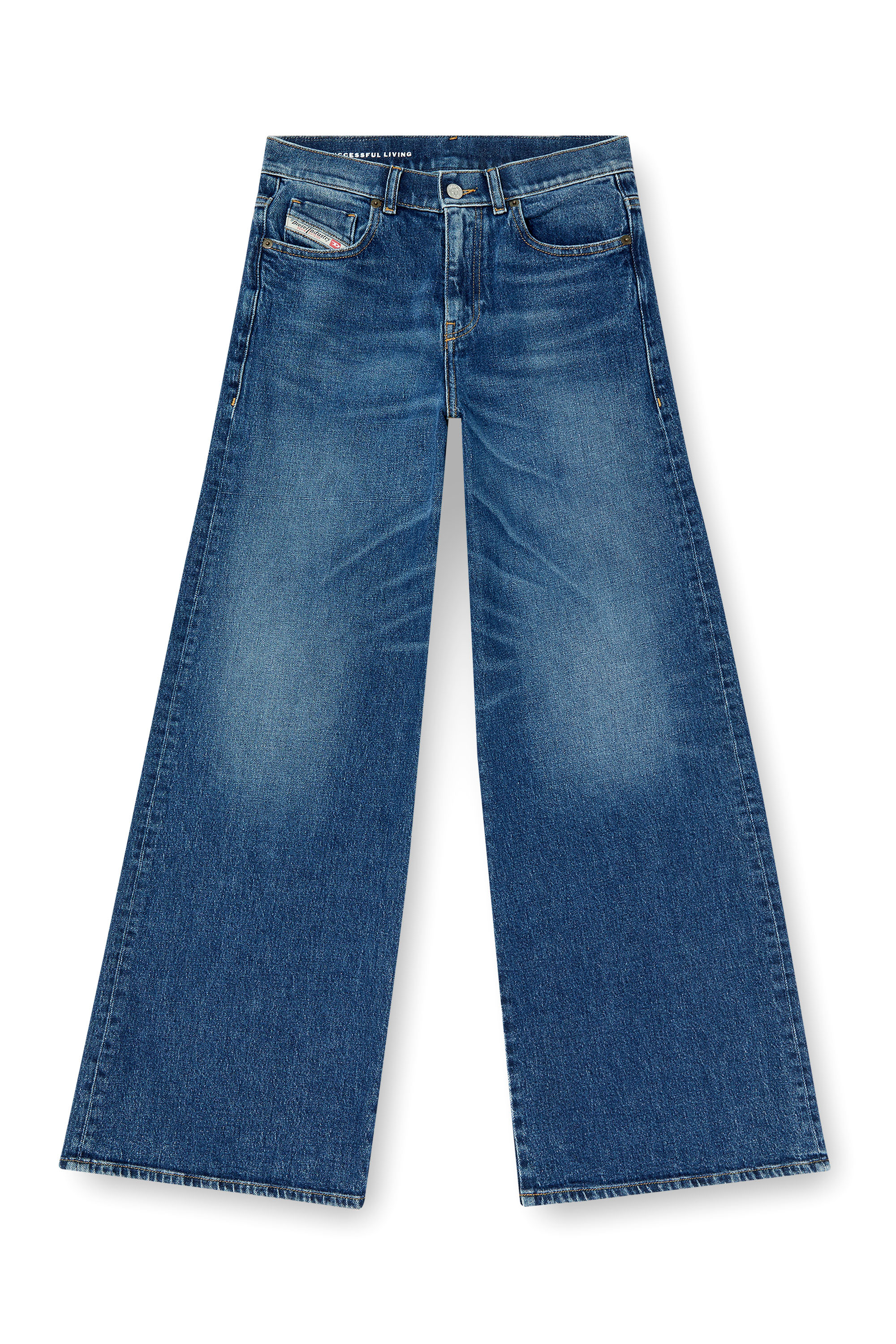 Diesel - Woman's Flare Jeans 1978 D-Akemi 09L21, Medium blue - 3