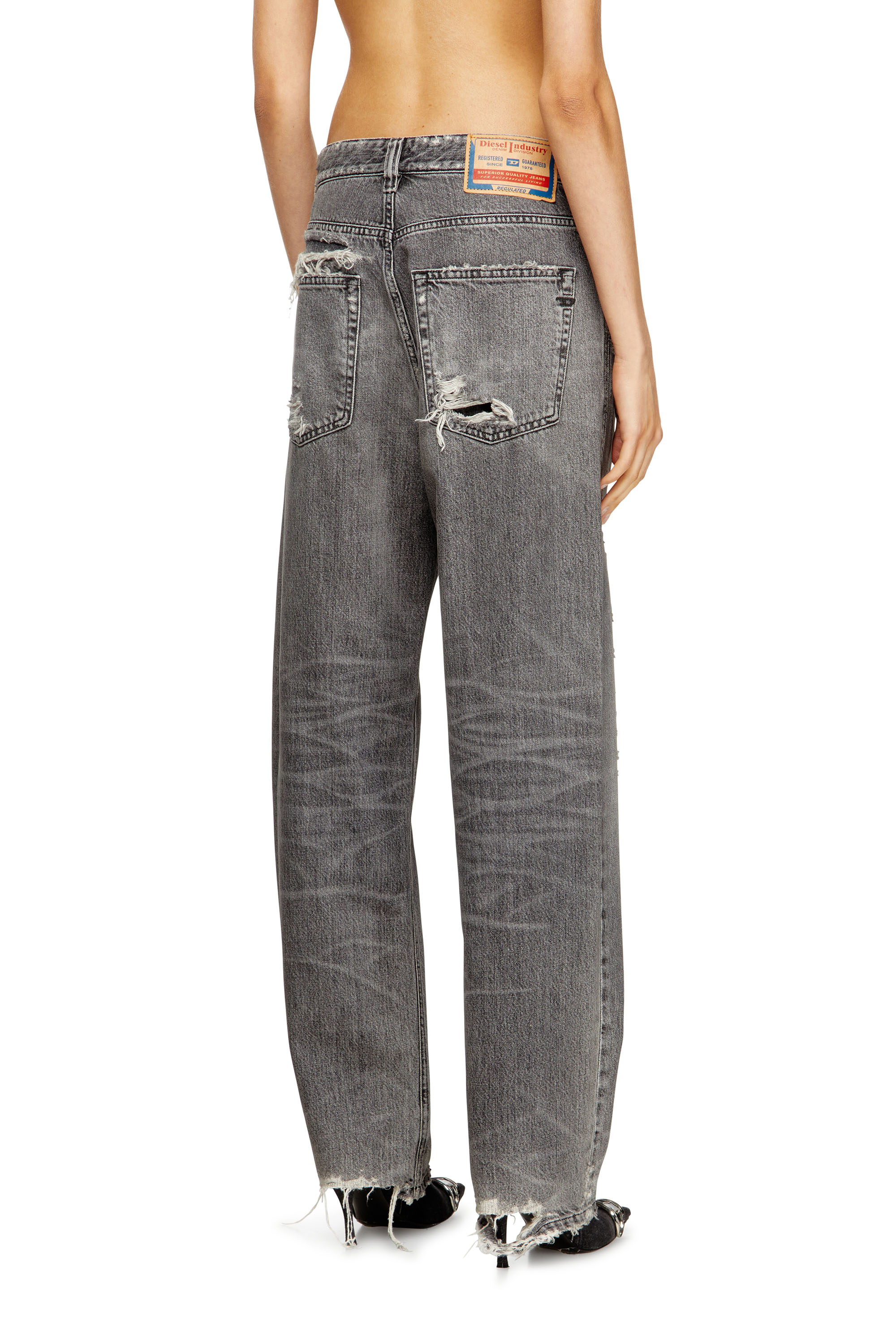 Regular Jeans 1988 D-Ark 09M64, Grey Diesel - Woman's Regular Jeans 1988 D-Ark 09M64, Grey - 4