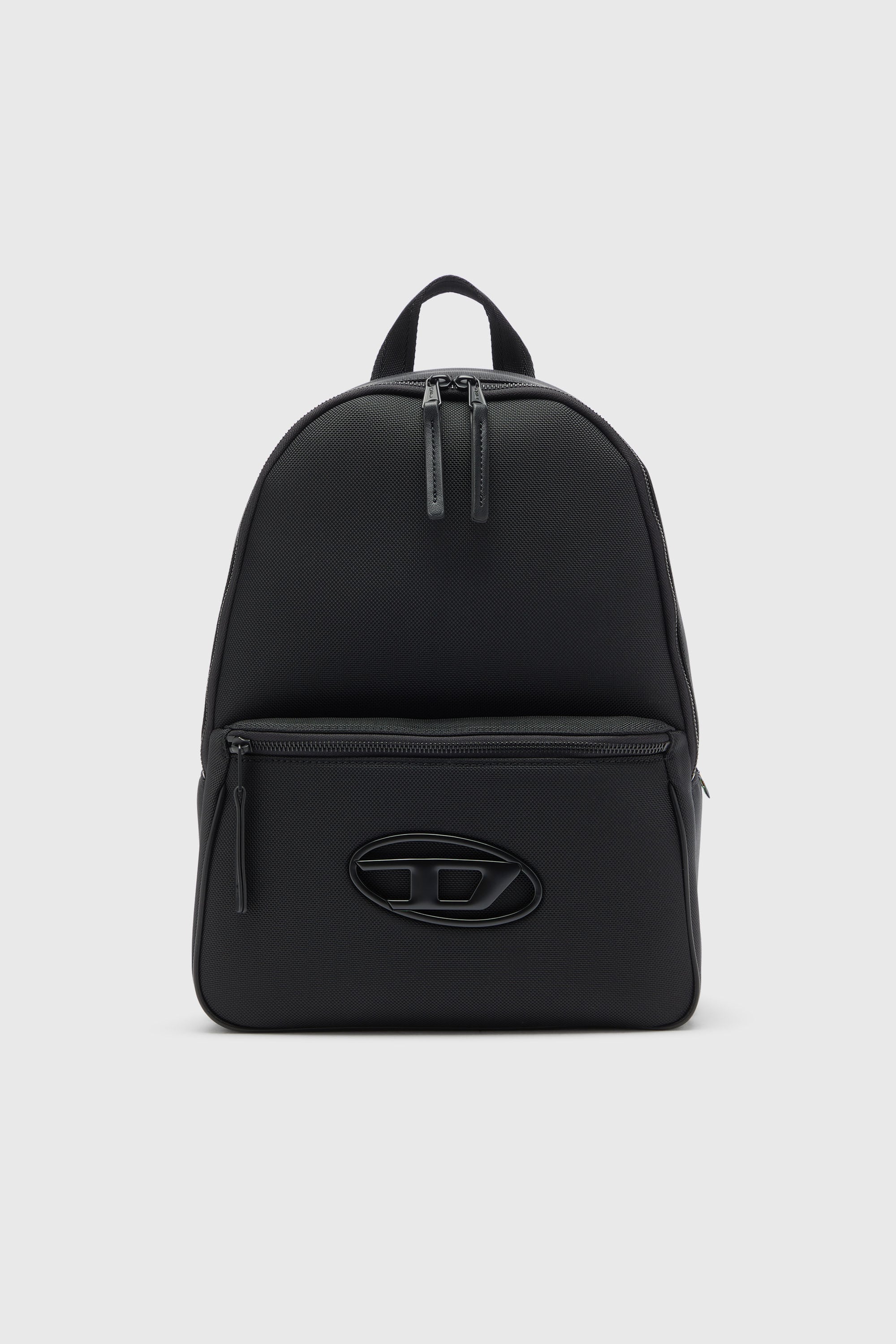 Diesel - HOLI-D BACKPACK M, Unisex's Holi-D - Backpack in nylon with Oval D logo in Black - 1