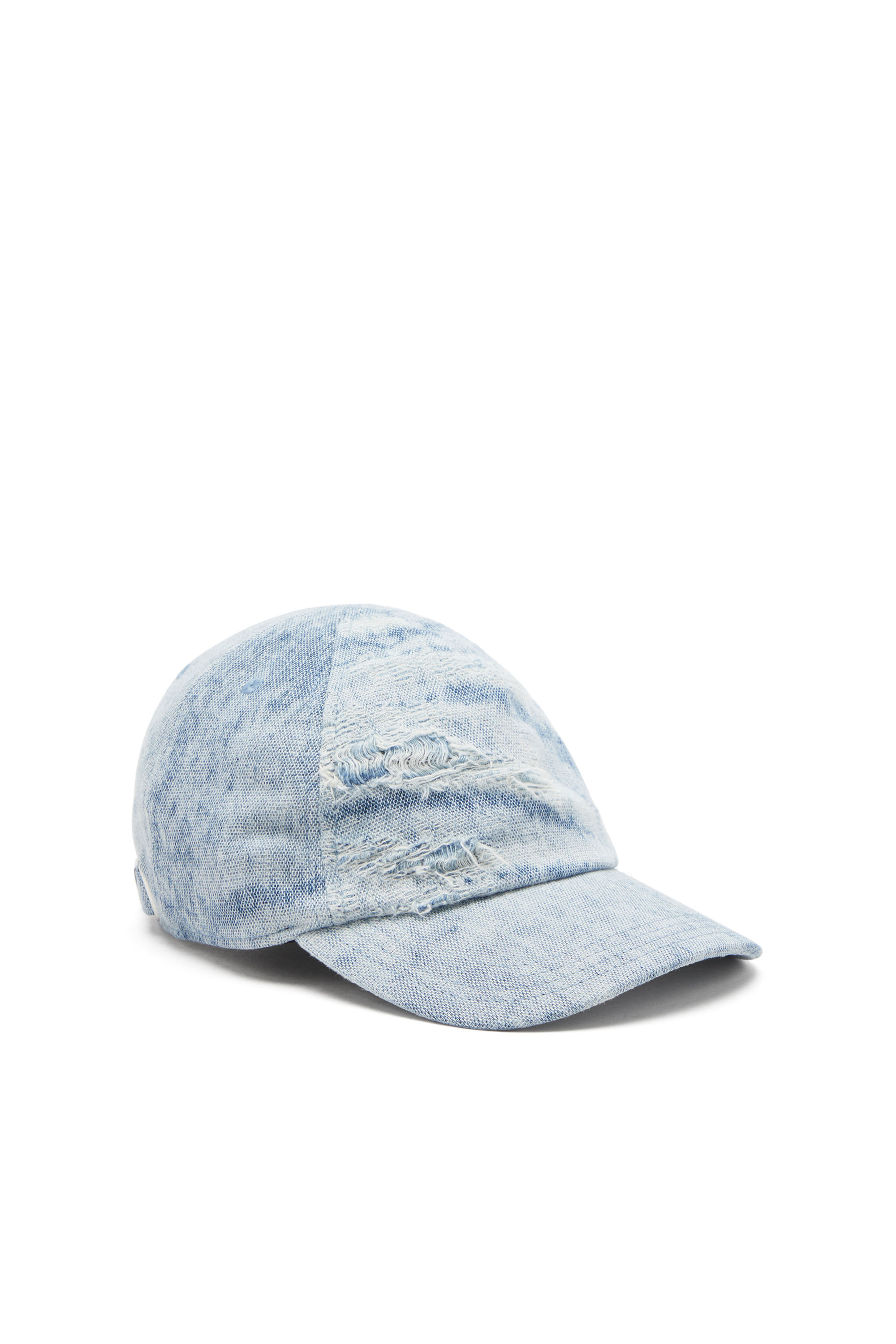 C-FEEL, Light Blue Diesel - C-FEEL, Man's Baseball cap with denim treatment in Light Blue - 1