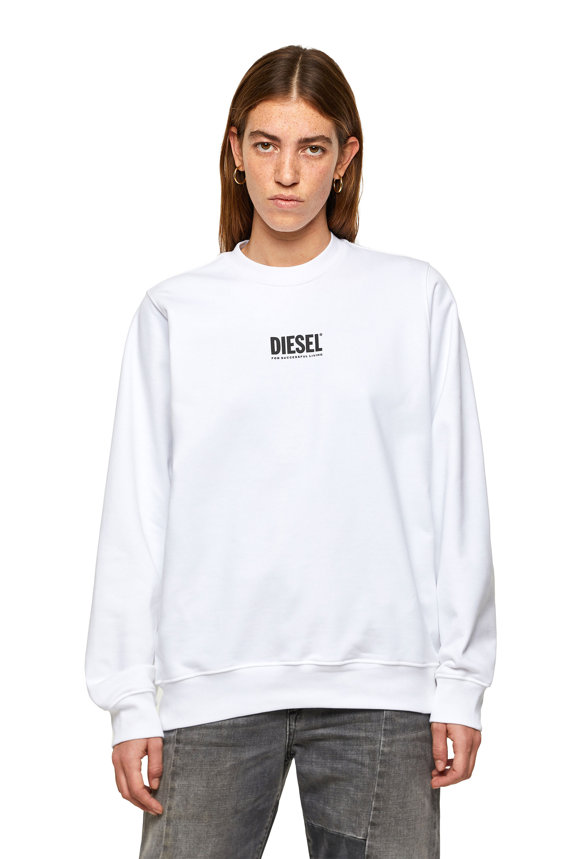 F-ANG-SMALLOGO, White - Sweaters