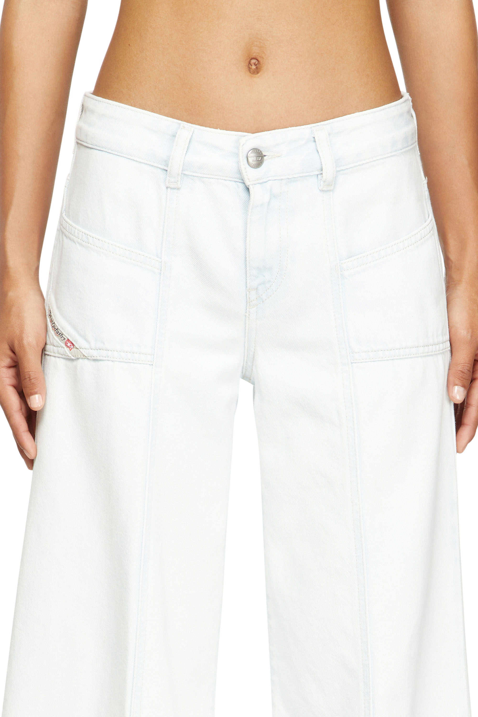 Diesel - Woman's Flare Jeans D-Akii 09M08, White - 5