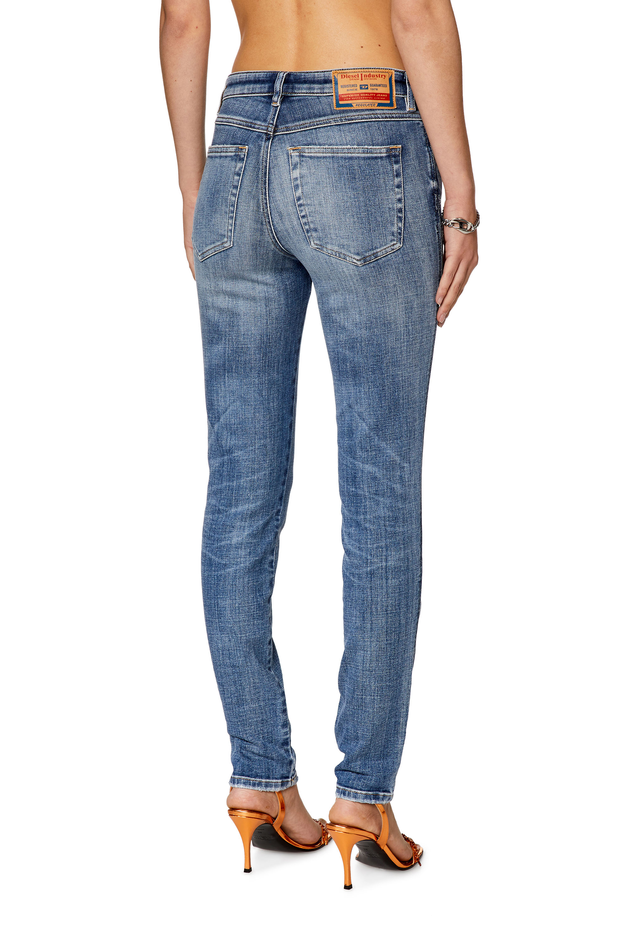 Diesel - Woman's Skinny Jeans 2015 Babhila 09G35, Medium blue - 4