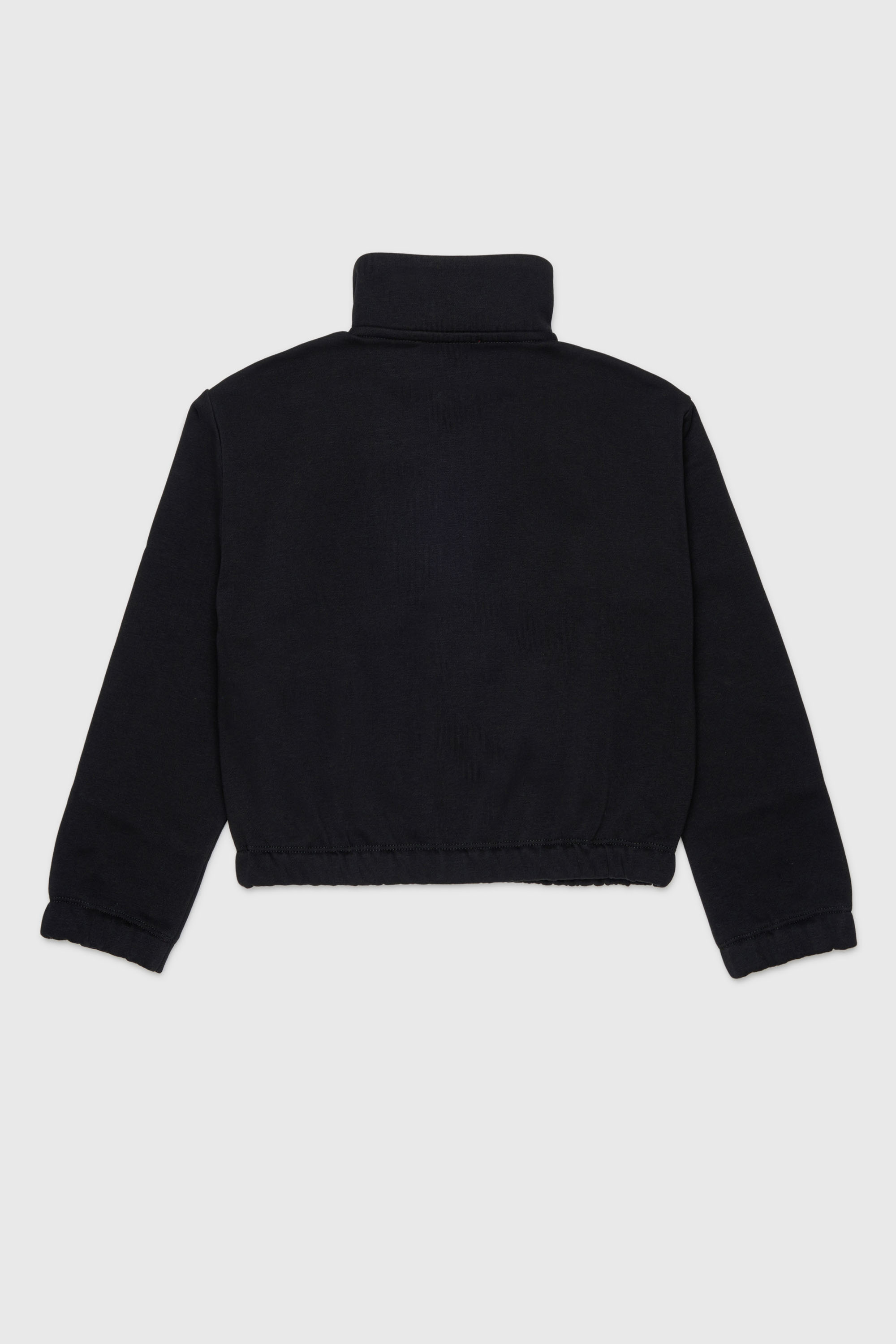 Diesel - SALILA, Woman's Zip-up sweatshirt with Oval D logo in Black - 2
