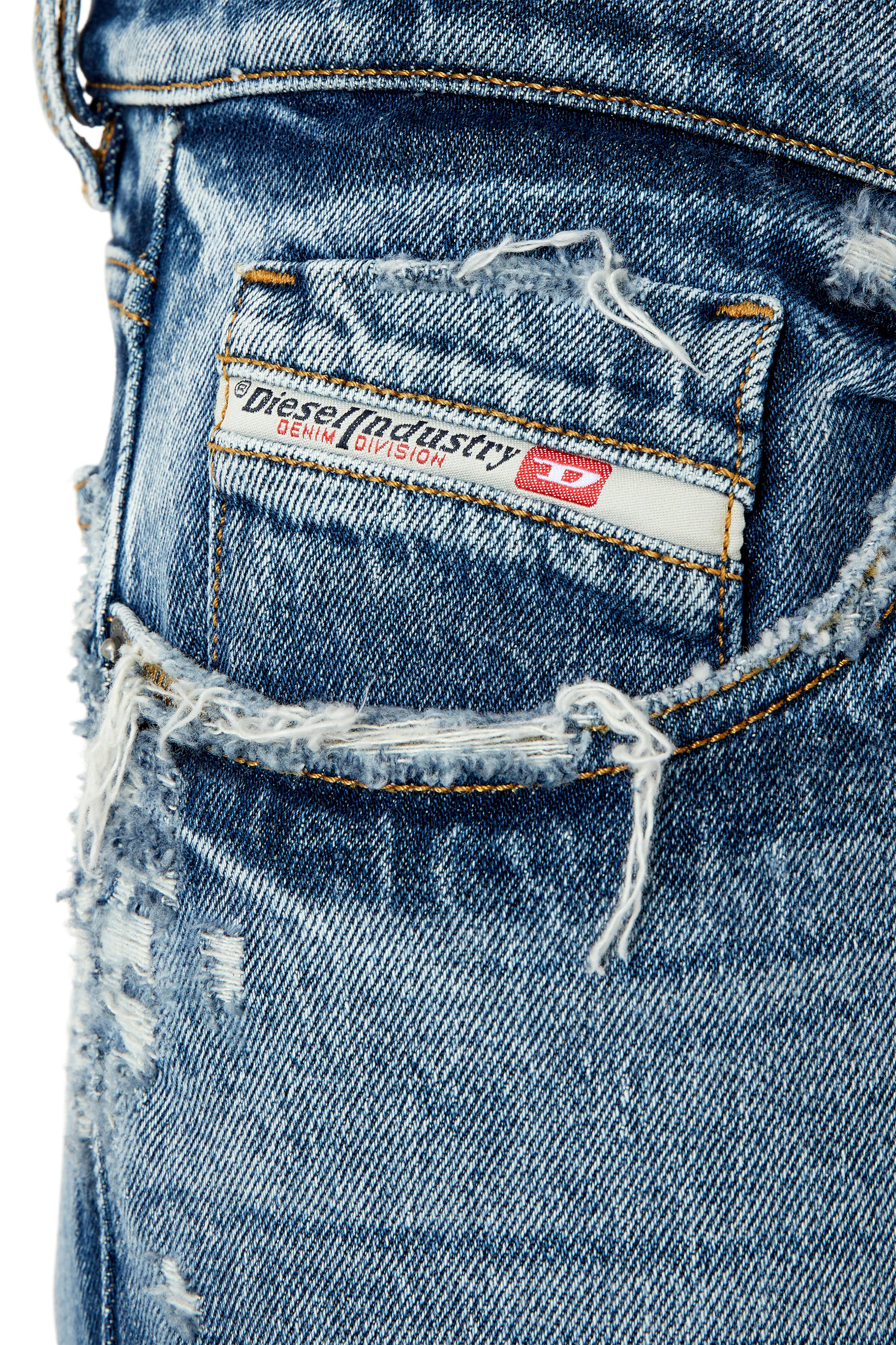 Diesel - Slim Jeans 2019 D-Strukt 09F16, Medium blue - Image 4