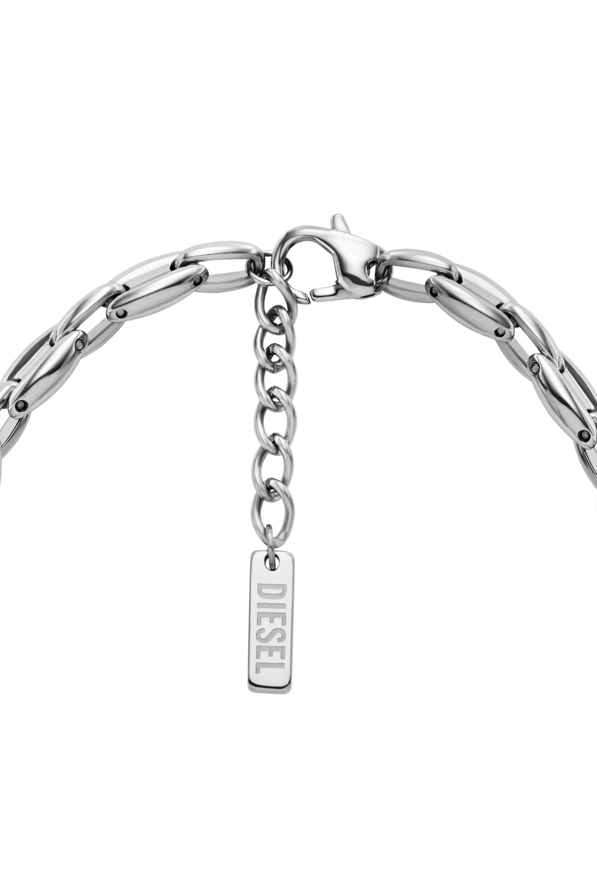 Diesel - DX1583040 JEWEL, Unisex's Stainless Steel Chain Bracelet in Silver - 2