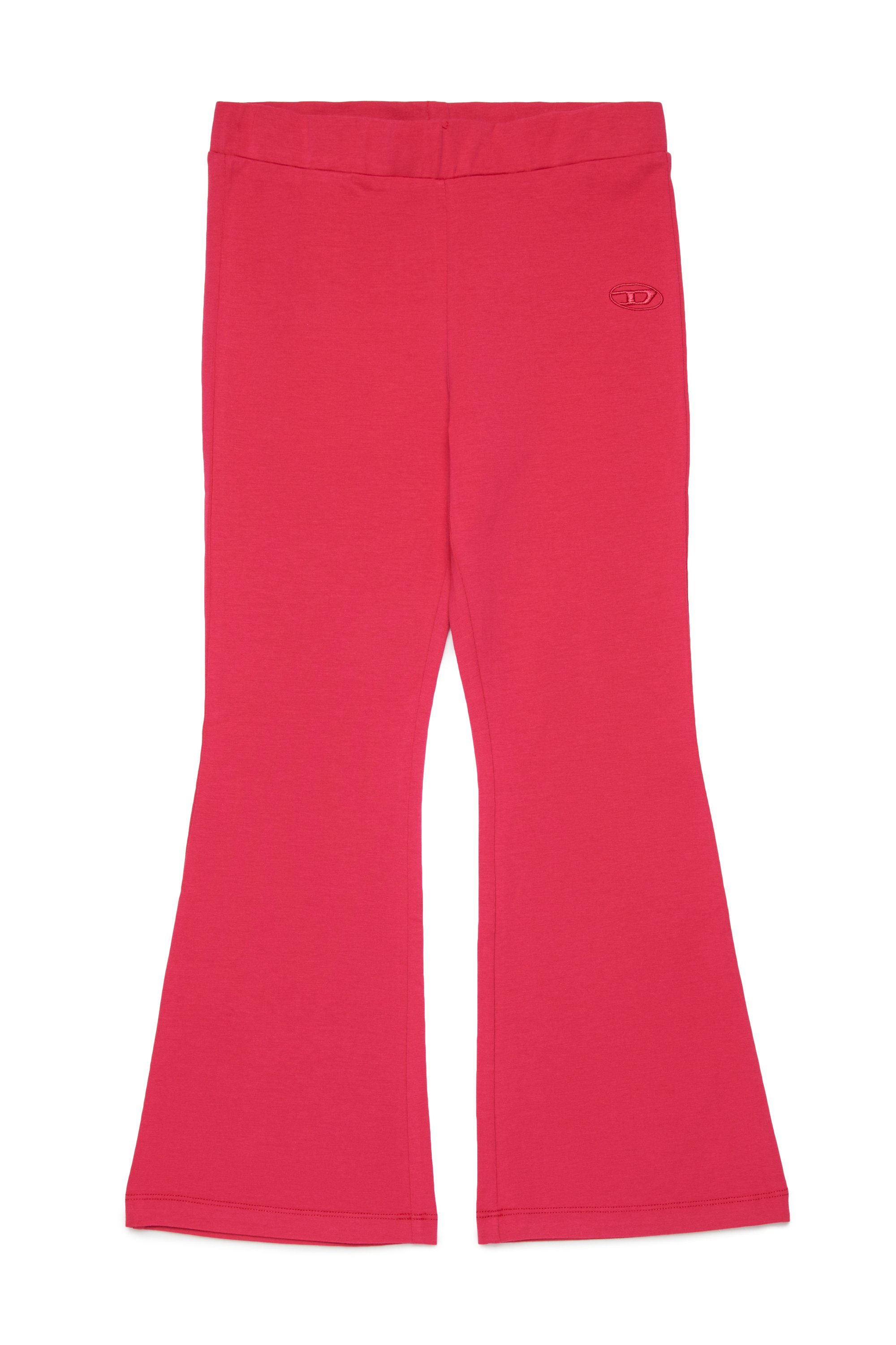 Diesel - PKIA, Woman's Flared leggings  with Oval D embroidery in Pink - 1