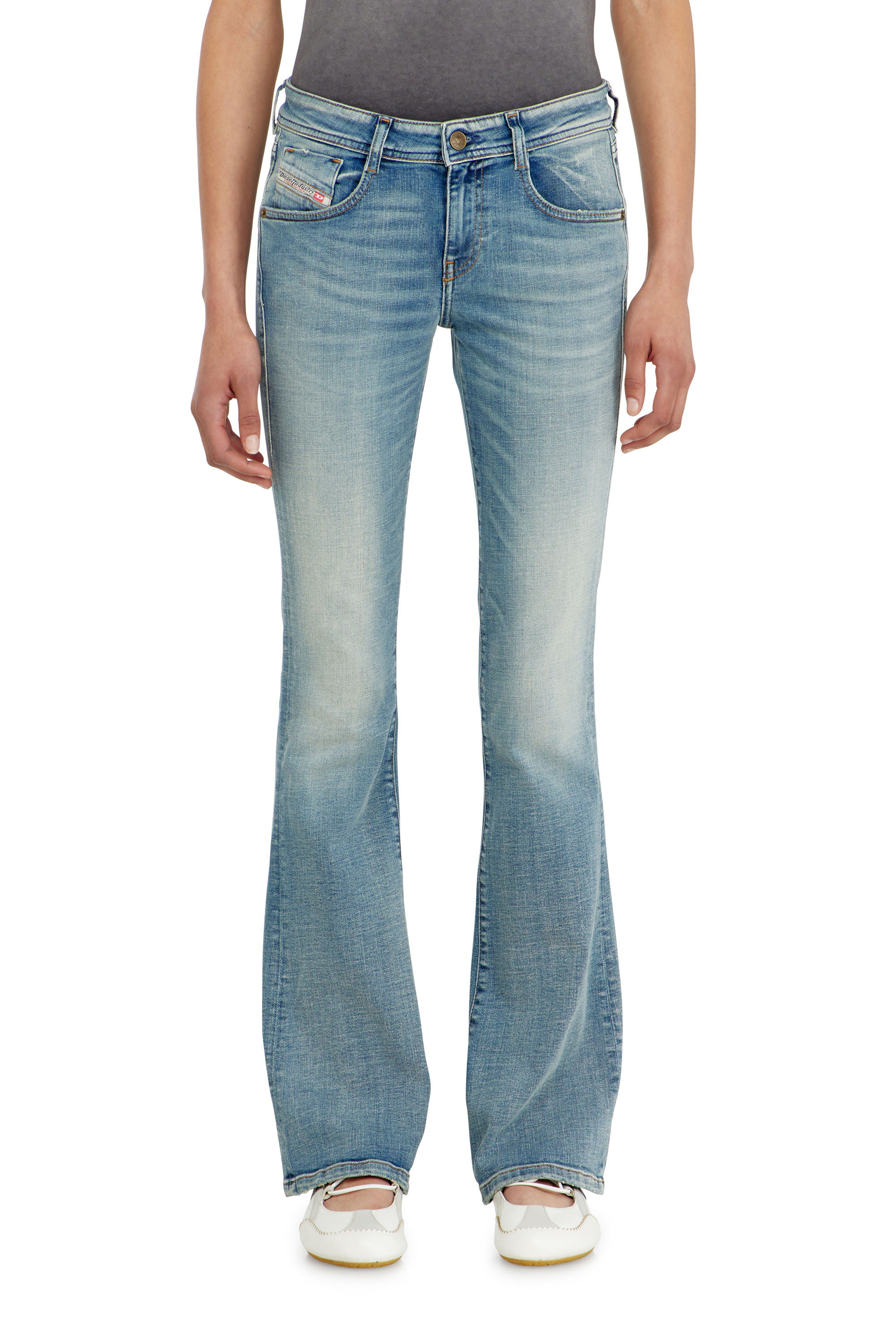 Diesel - Woman's Bootcut Jeans 1969 D-Ebbey 09P42, Light Blue - 4