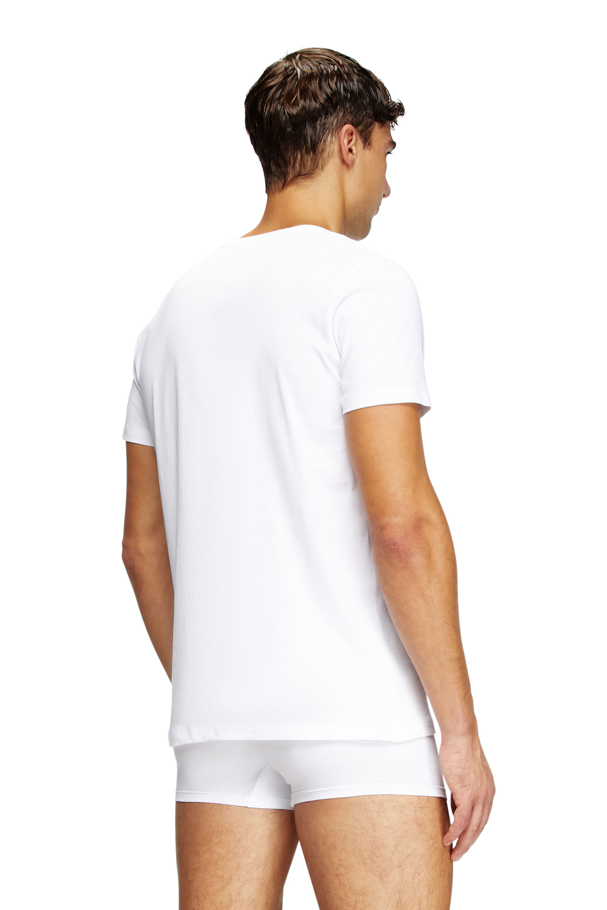 Diesel - RANDAL-D-BOX-3PACK, Man's Three-pack of T-shirts in White - 4