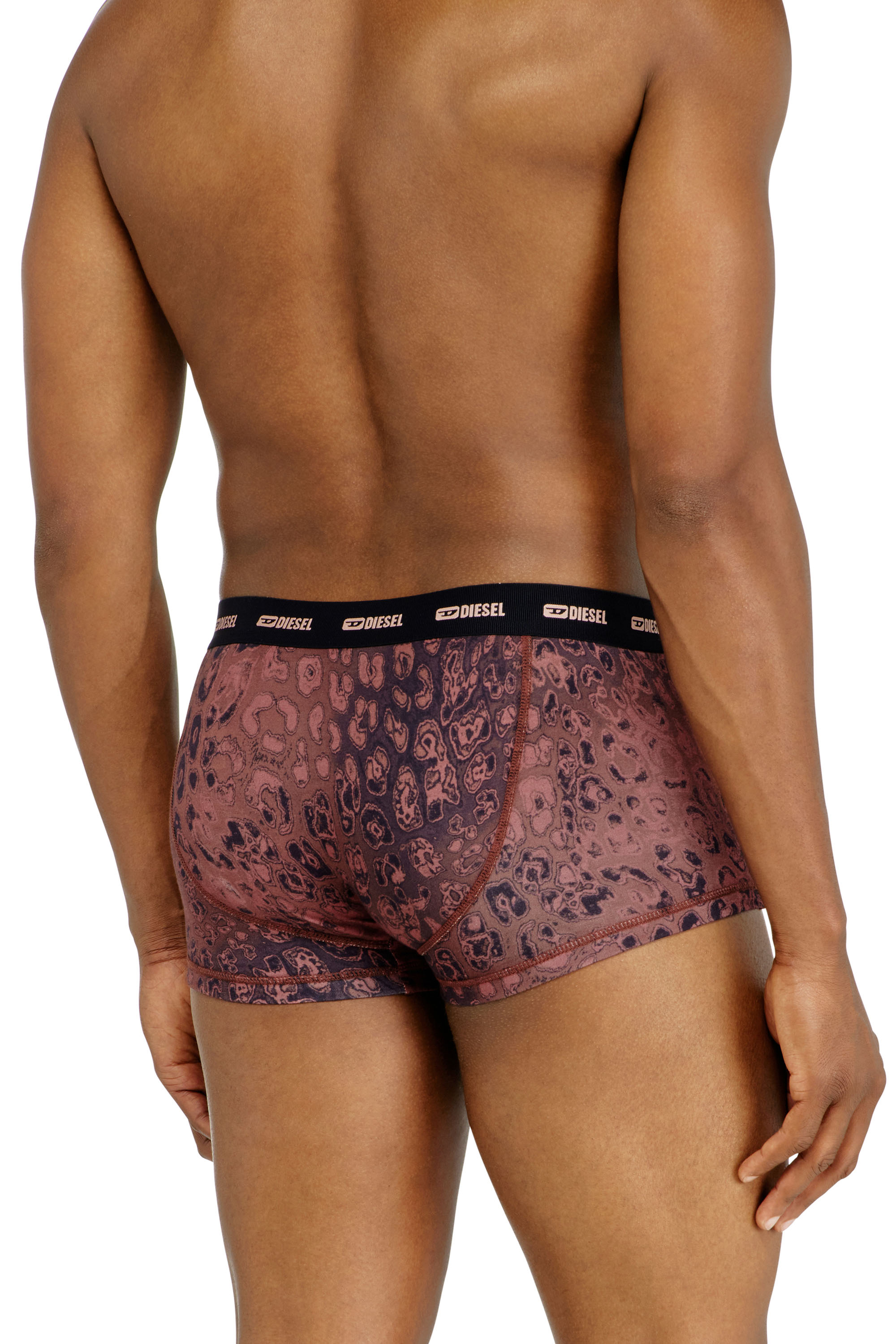 Diesel - DAMIEN-UTLT-3PACK, Man's Three-pack of stretch cotton boxer briefs in Violet - 3