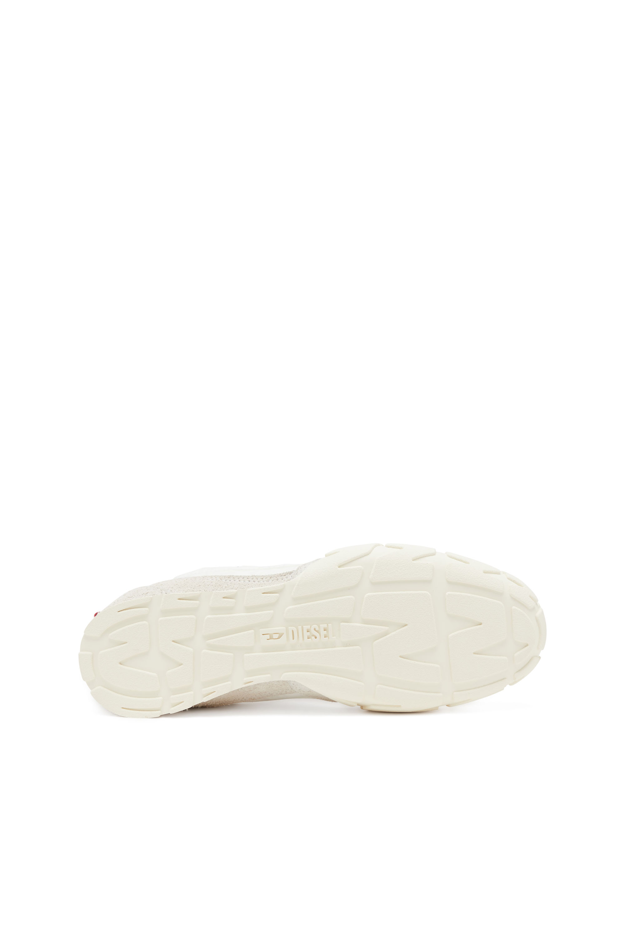 S-PAGODHA LOW, White/Red Diesel - S-PAGODHA LOW, Man's S-Pagodha-Sneakers in leather, suede and ripstop in White/Red - 5