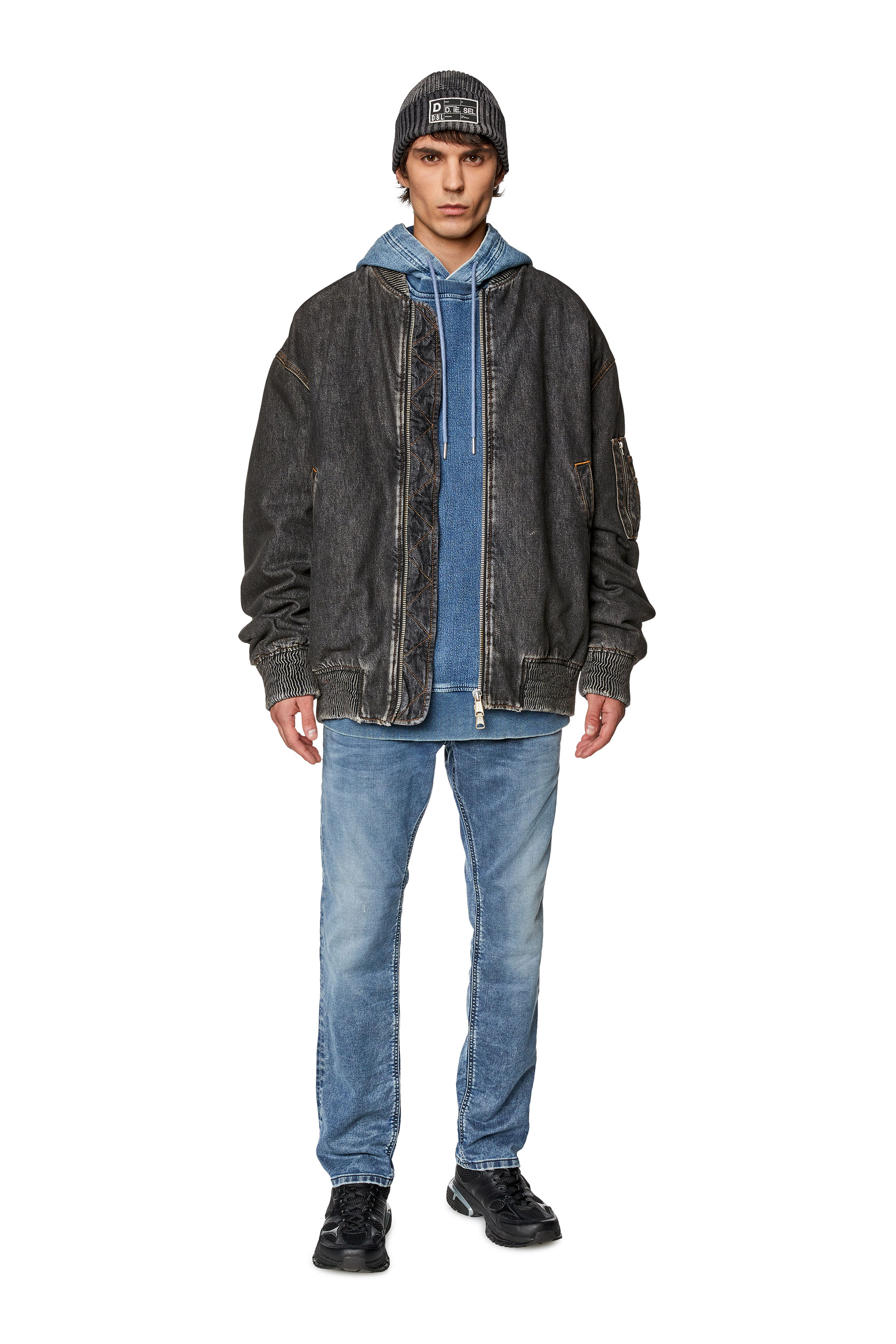 Diesel - Tapered Krooley JoggJeans® 09I75, Medium blue - Image 4