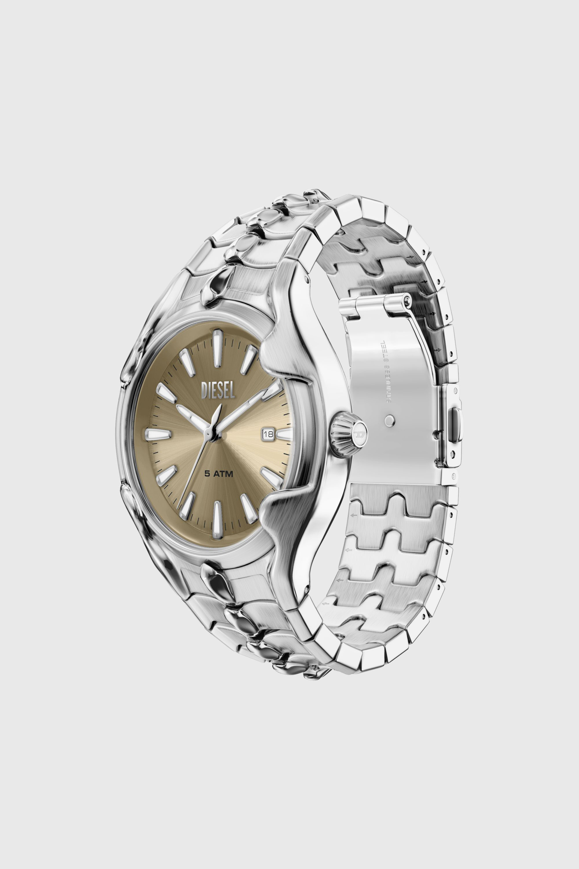 Diesel - DZ2234 WATCH, Man's Vert Stainless Steel Watch in Silver - 2