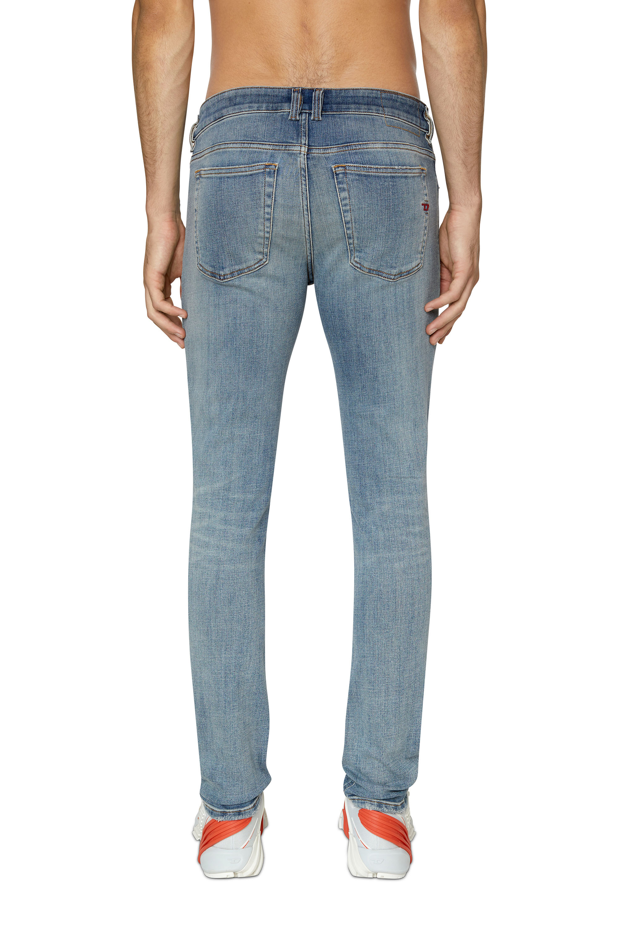 Diesel - 1979 Sleenker 09D95 Skinny Jeans, Light Blue - Image 2