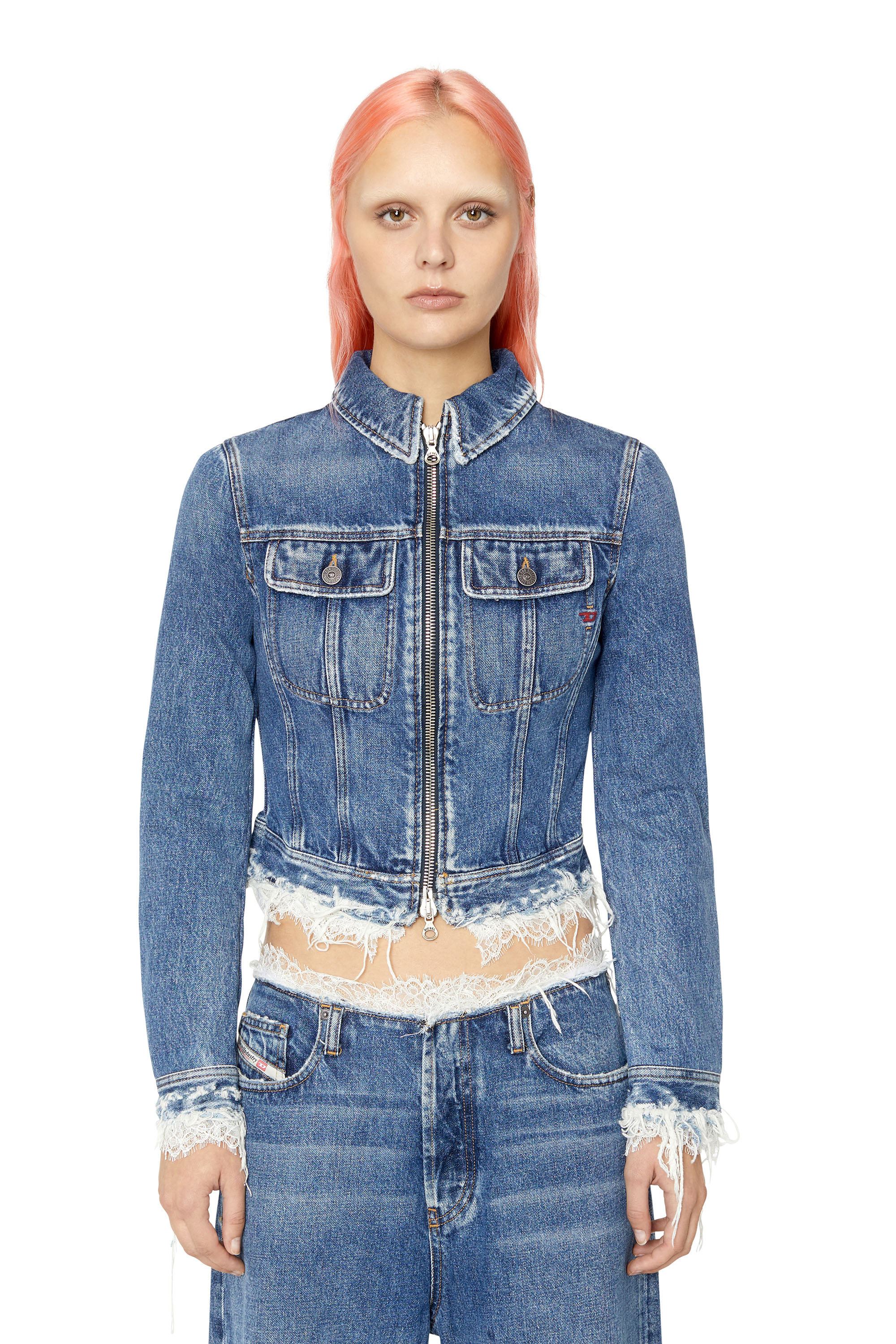 Diesel - DE-SLIMMY-ZP-FSB, Dark Blue - Image 1