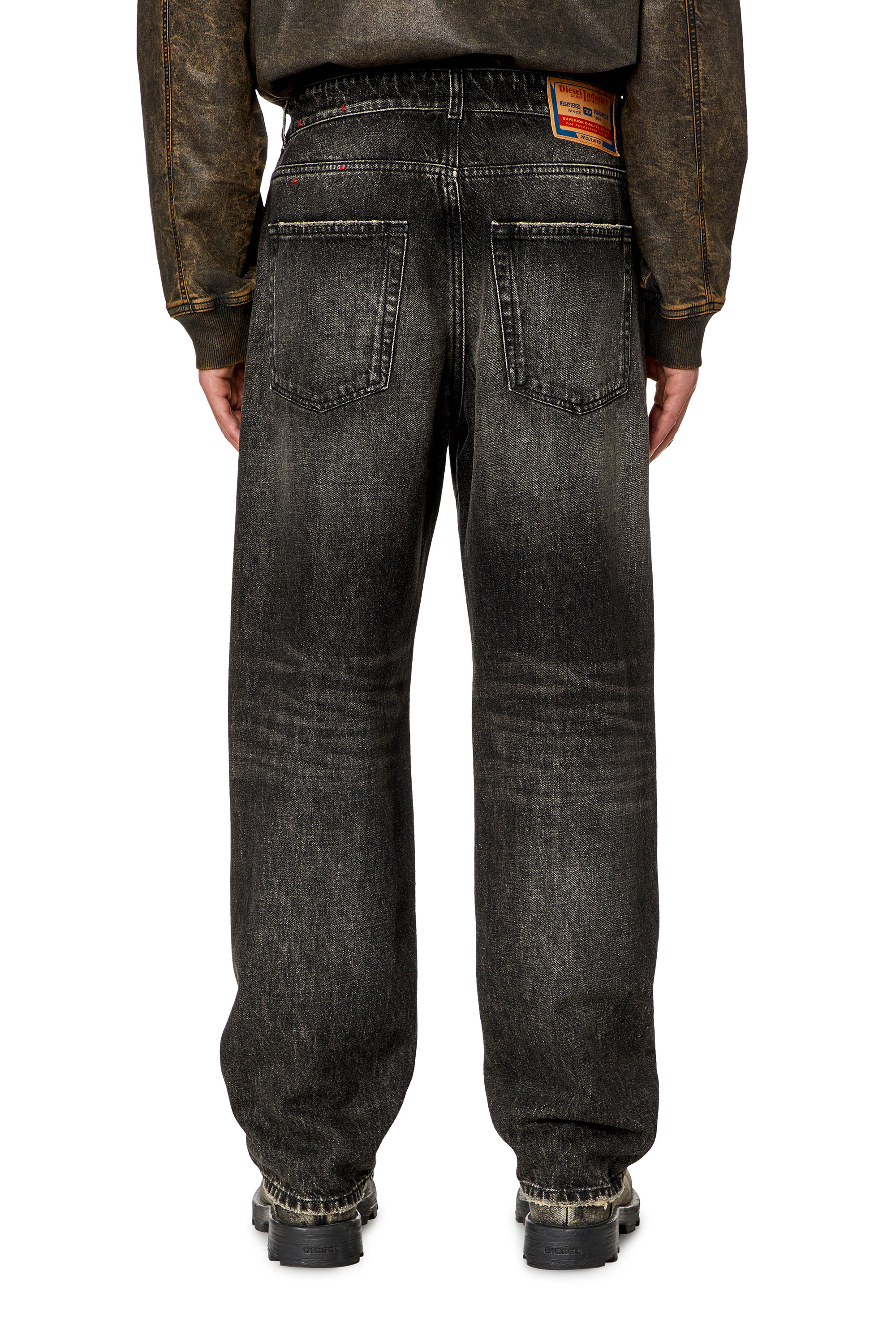 Diesel - Straight Jeans 2010 D-Macs 0JGAE, Black/Dark grey - Image 3