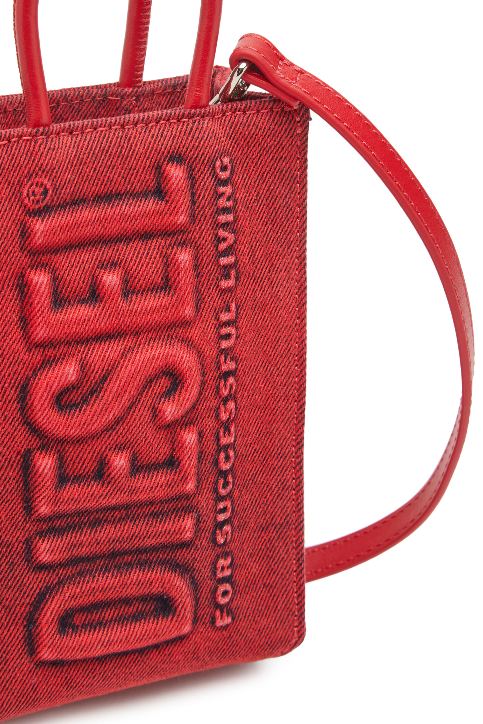Diesel - DSL SHOPPER 3D MINI X, Red - Image 5