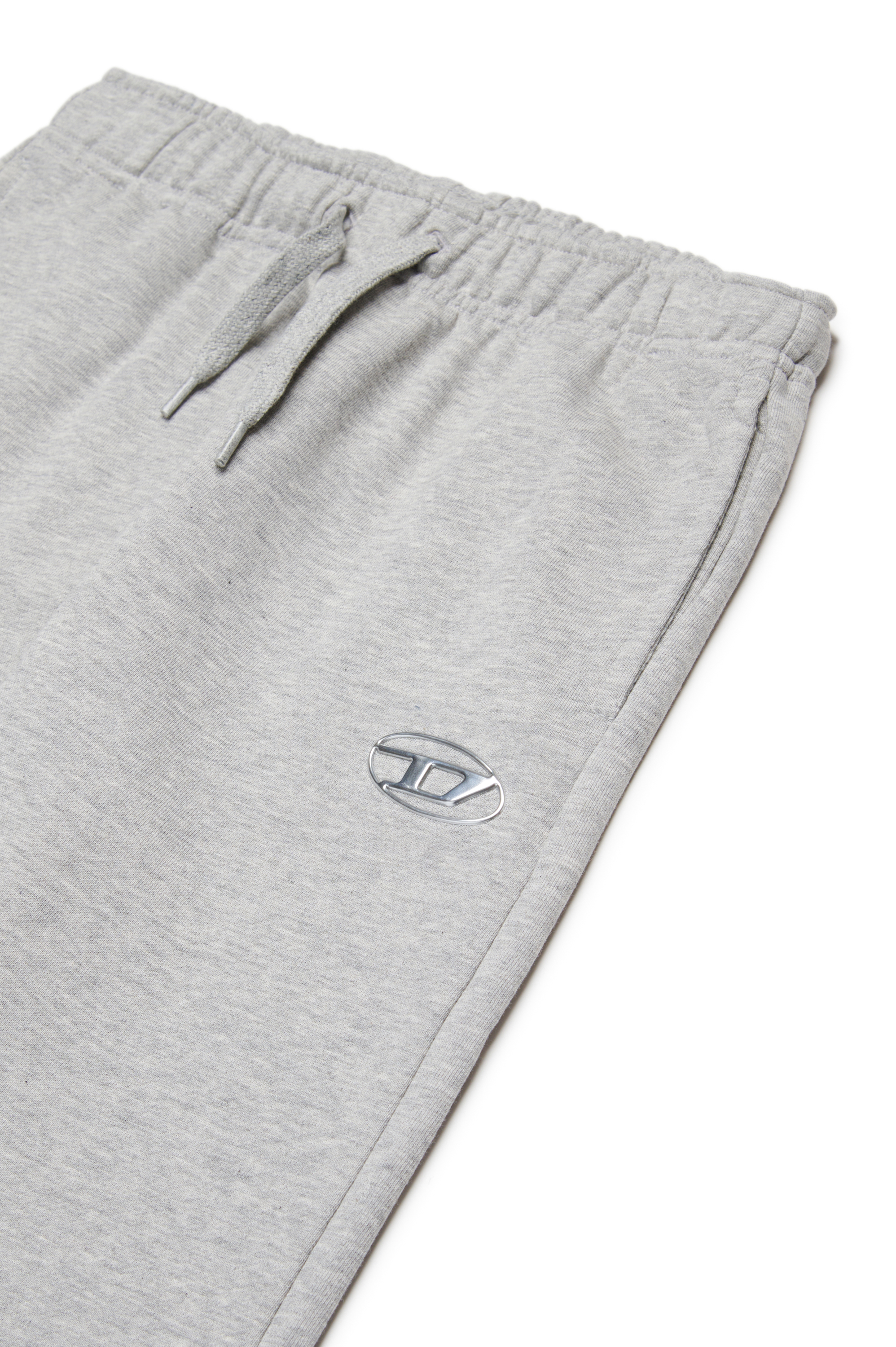 Diesel - PMACISD, Man's Sweatpants with metal-look Oval D logo in Grey - 3