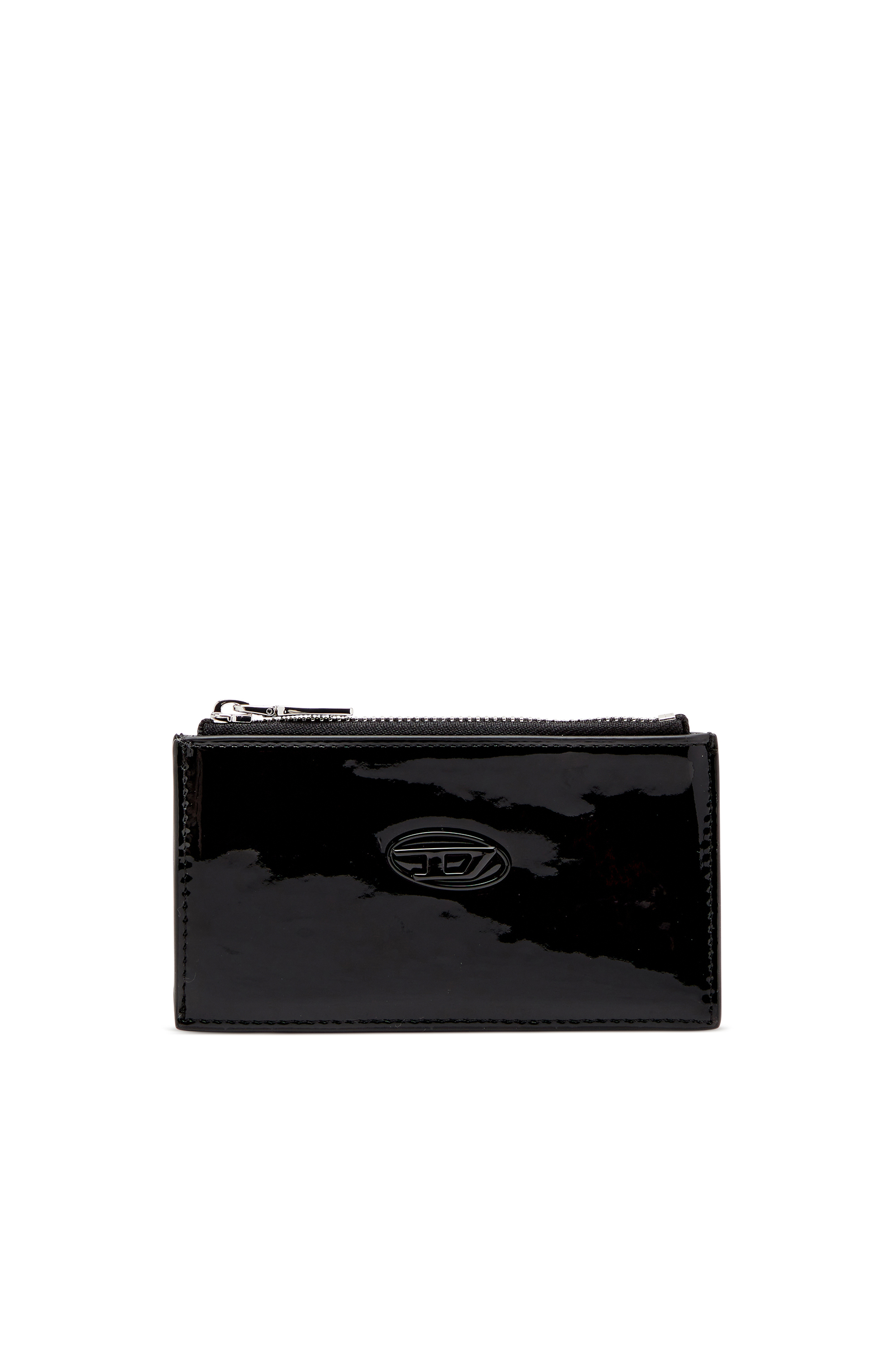 Diesel - PLAY CARD HOLDER III, Woman's Card holder with glossy finish in Black - 1