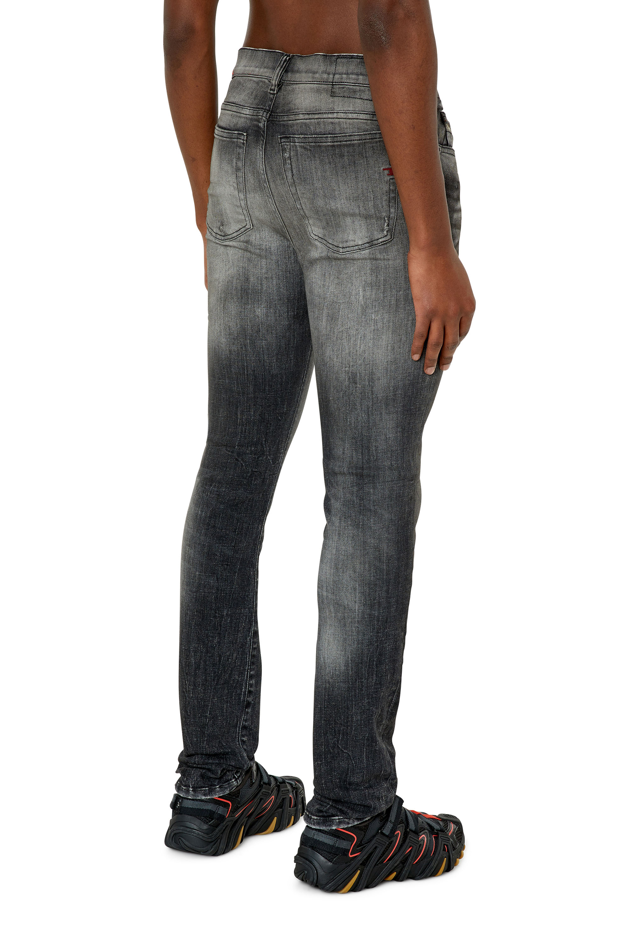 Diesel - 1983 D-Amny 09E70 Skinny Jeans, Black/Dark grey - Image 3