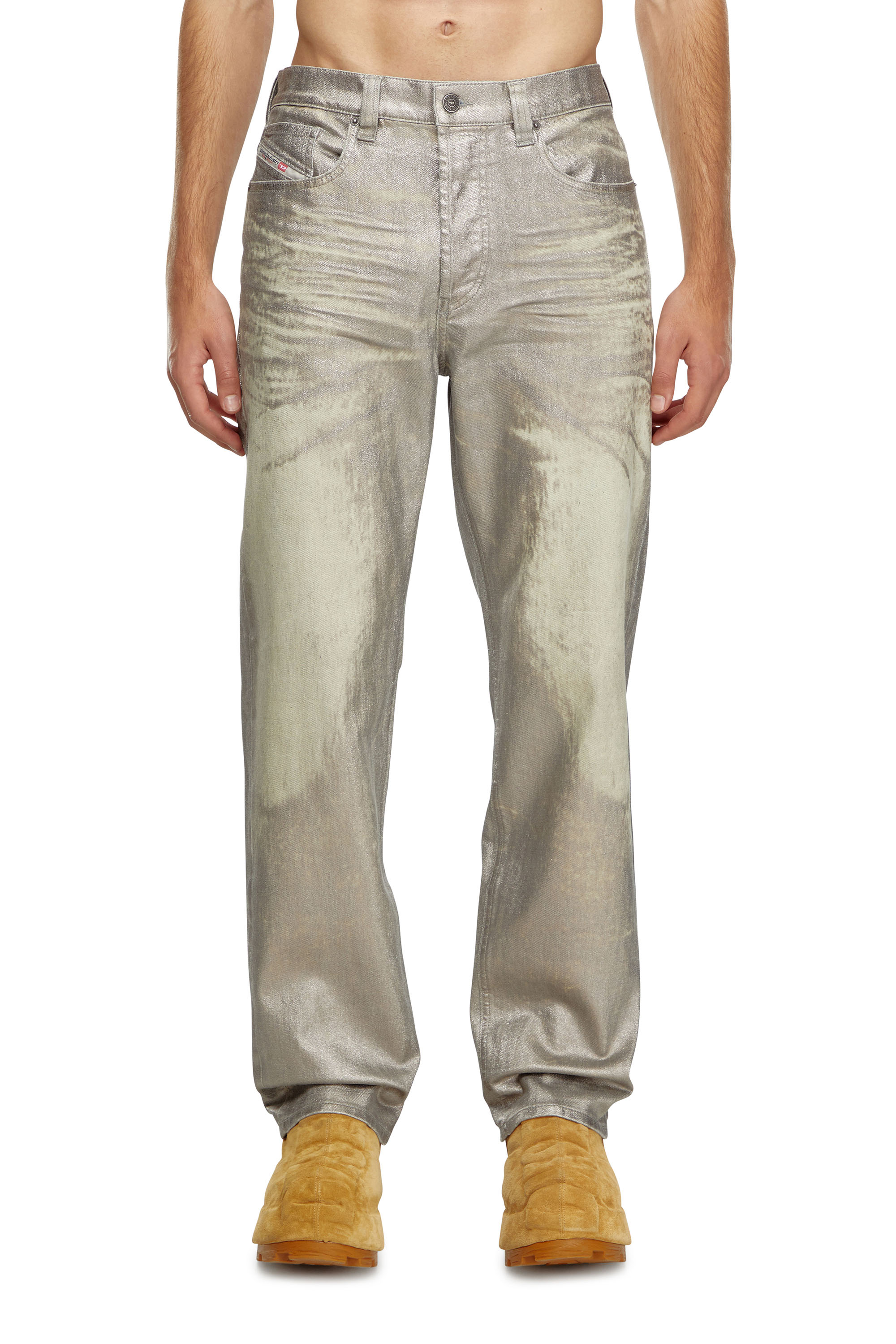 Diesel - Man's Regular Jeans 2024 D-Macs 0CBCZ, Grey - 3