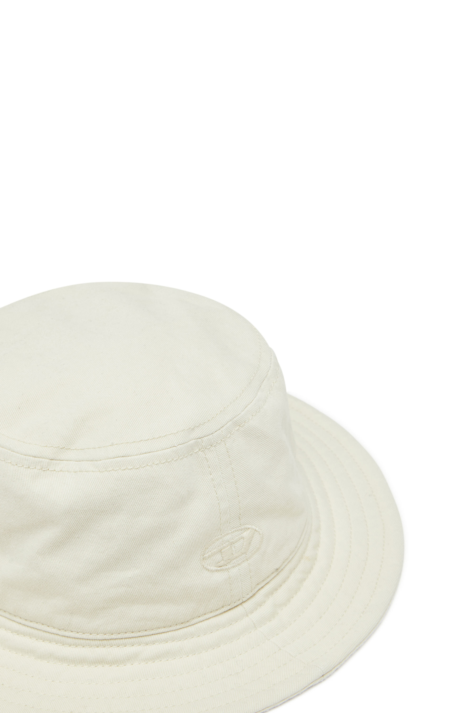 Diesel - C-FISHER-WASH, Man Bucket hat with tonal logo embroidery in White - Image 3