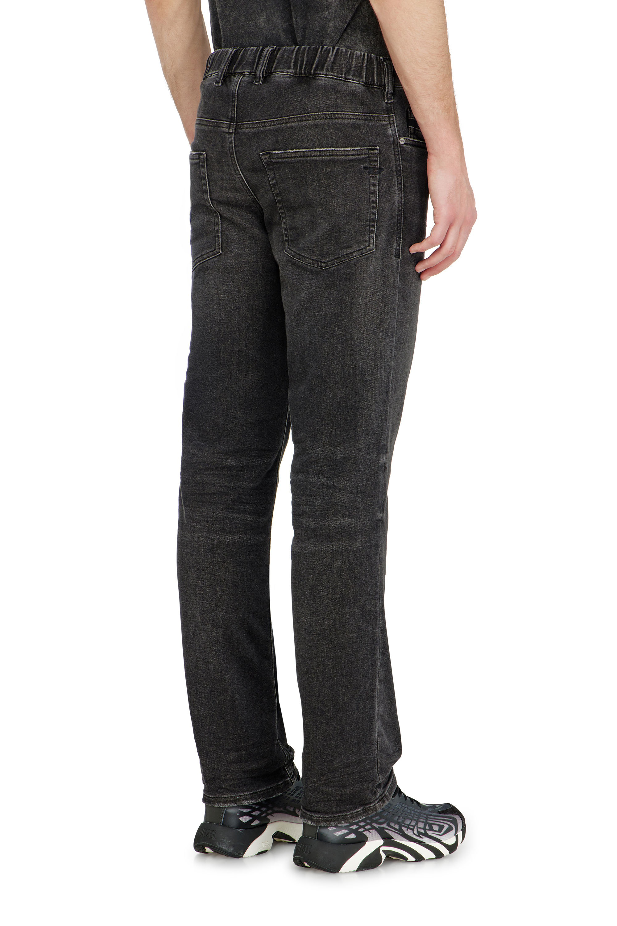Diesel - Man's Regular 2090 D-Veekley Joggjeans&reg; 09P92, Black/Dark grey - 4