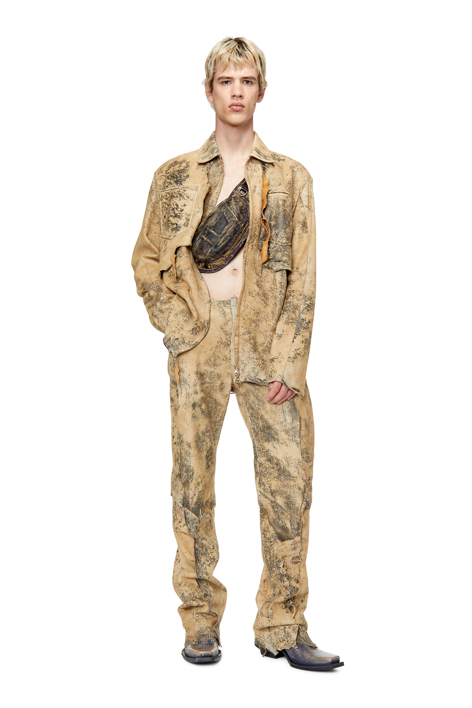 Diesel - P-SAVAGE, Beige/Black - Image 5
