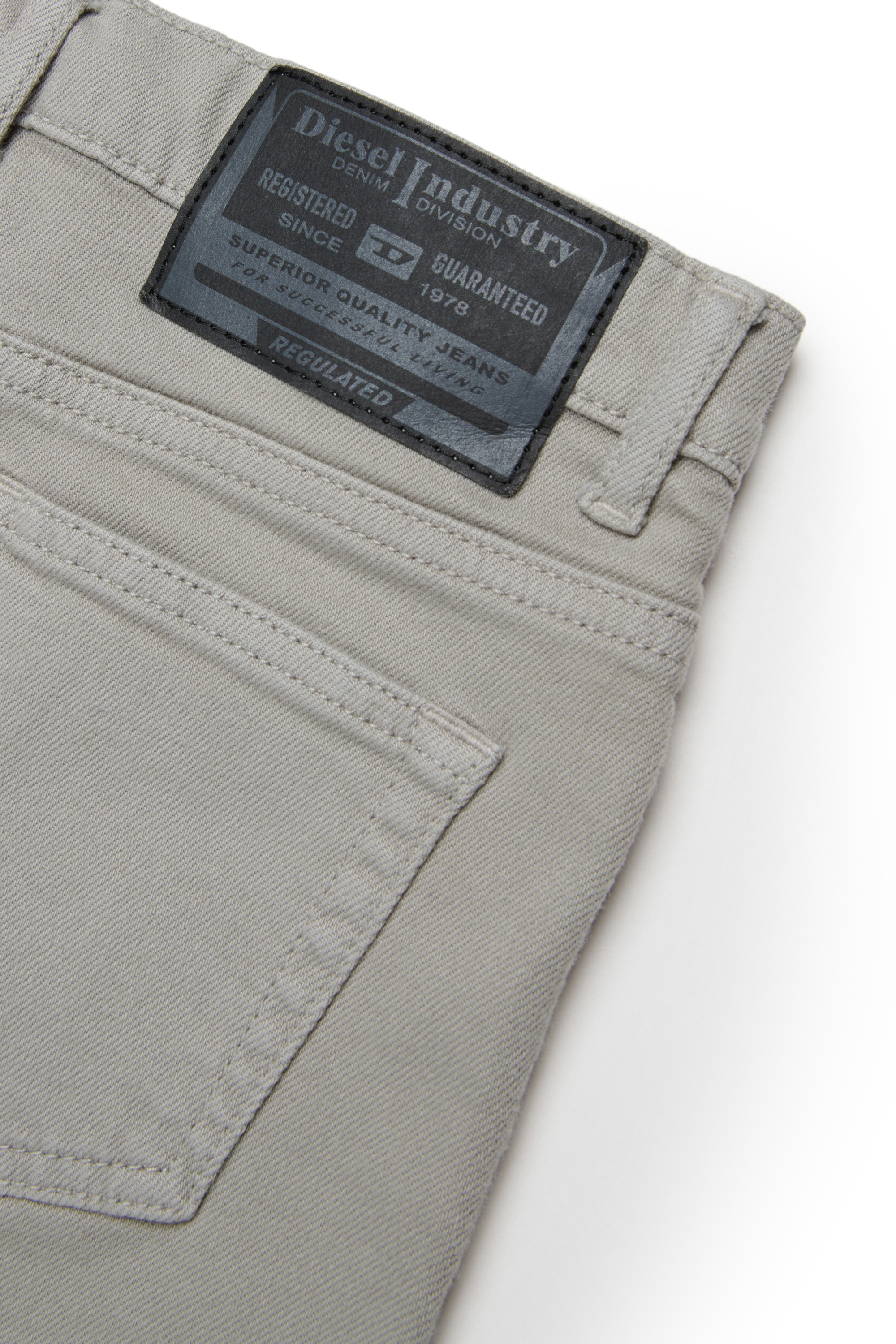 Diesel - GIANNA-SP, Woman's Denim skirt with metallic finish in Silver - 4