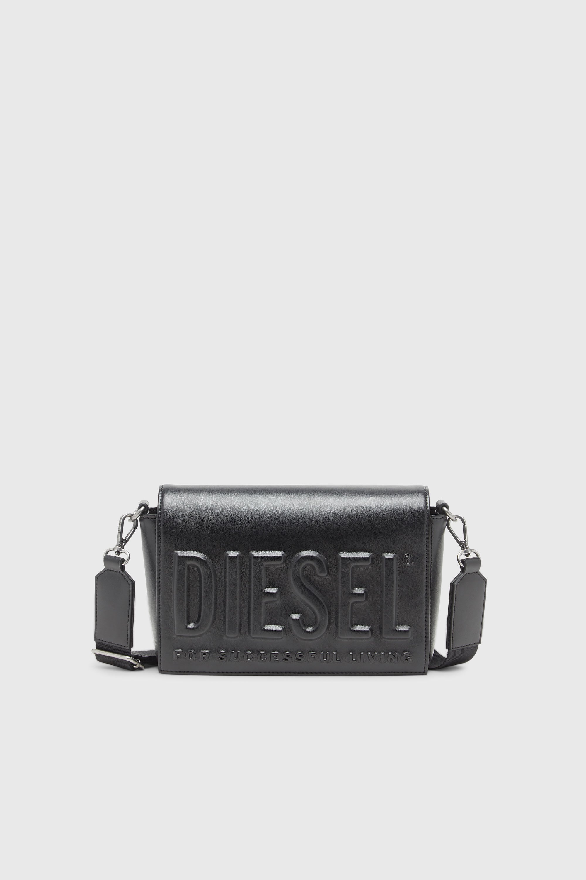 Diesel - DSL 3D CAMERA BAG X, Unisex's Dsl 3D - Camera bag with embossed logo in Black - 1