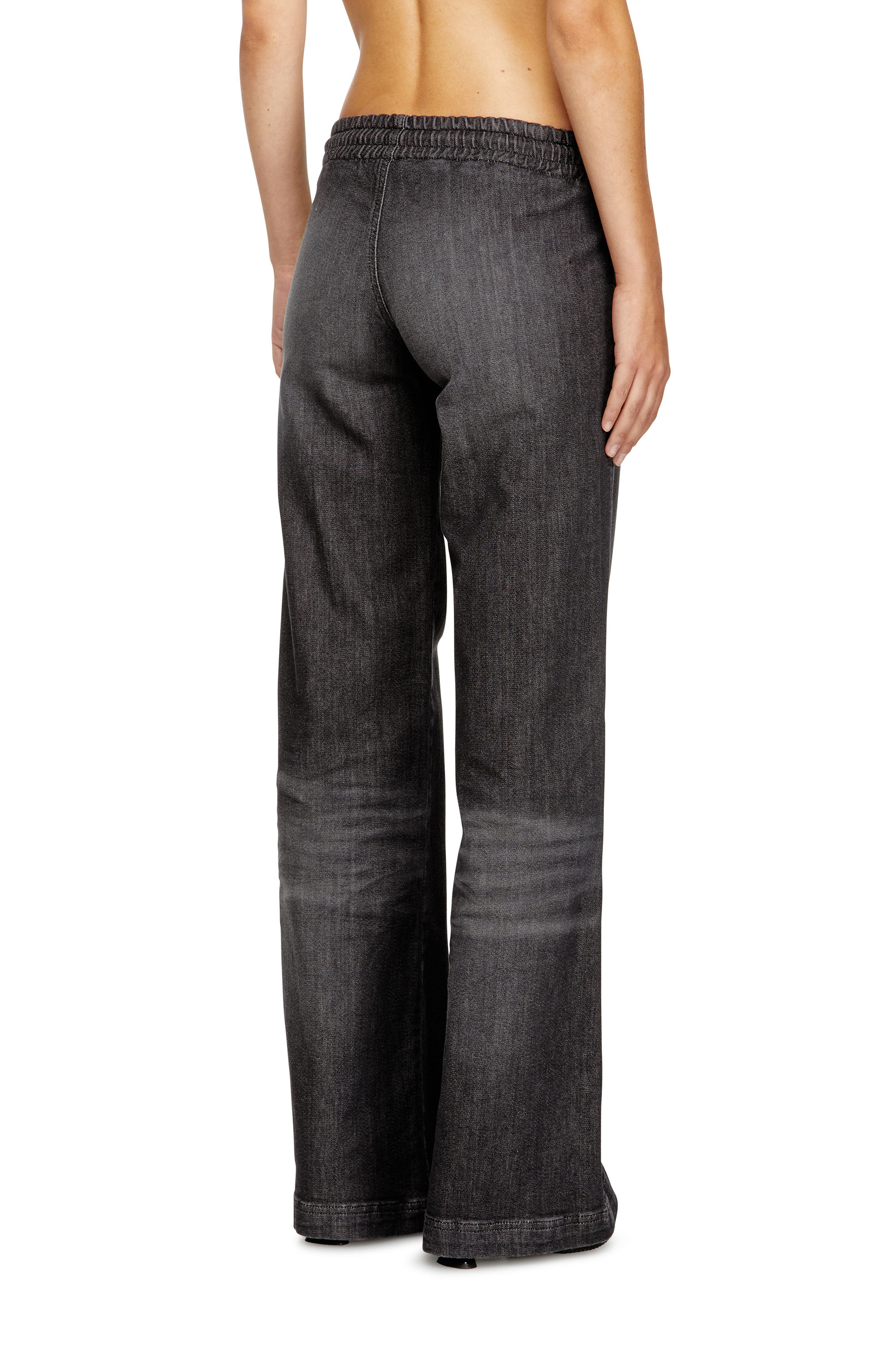 Diesel - Woman's Relaxed 2078 D-Ainty Joggjeans® 09M66, Black/Dark grey - 4