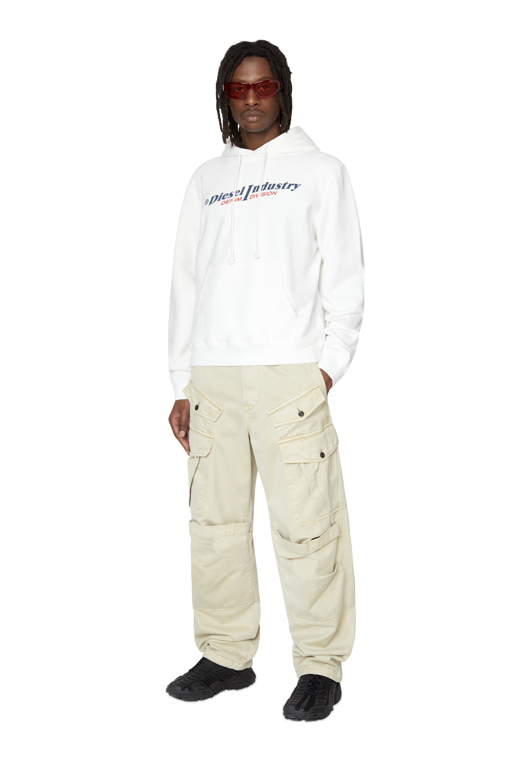 Diesel - S-GINN-HOOD-IND, White - Image 2