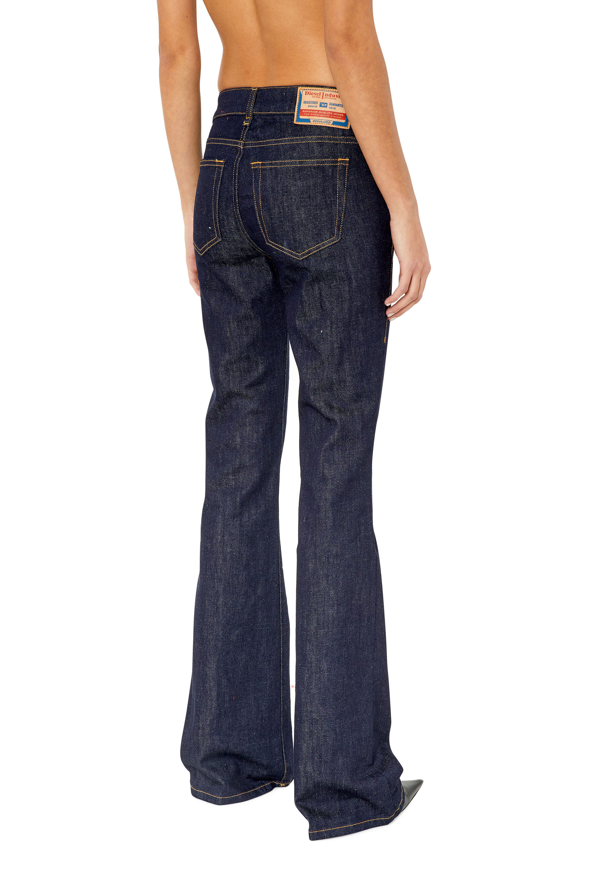 Diesel - 1969 D-Ebbey Z9B89 Bootcut and Flare Jeans, Dark Blue - Image 2