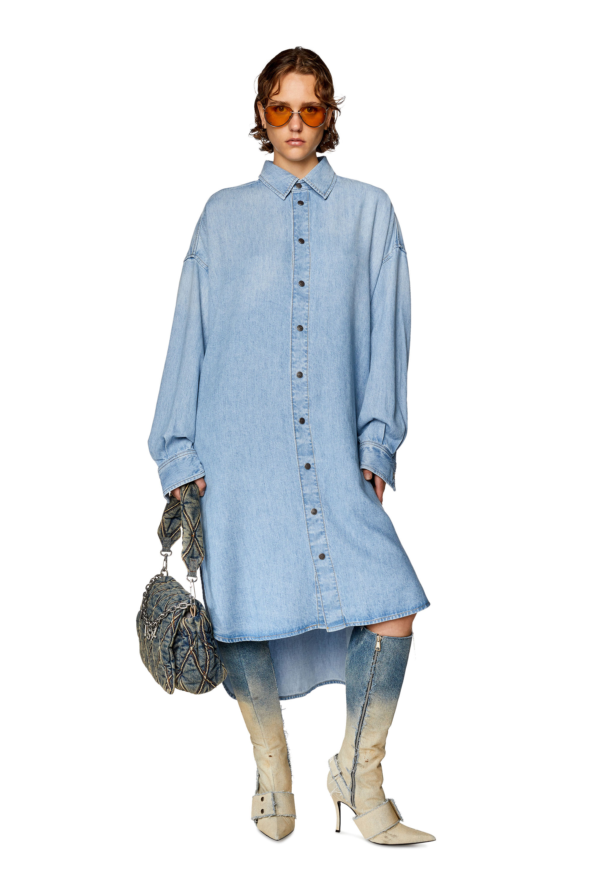 Diesel - DE-DAVIS-L-S, Light Blue - Image 3