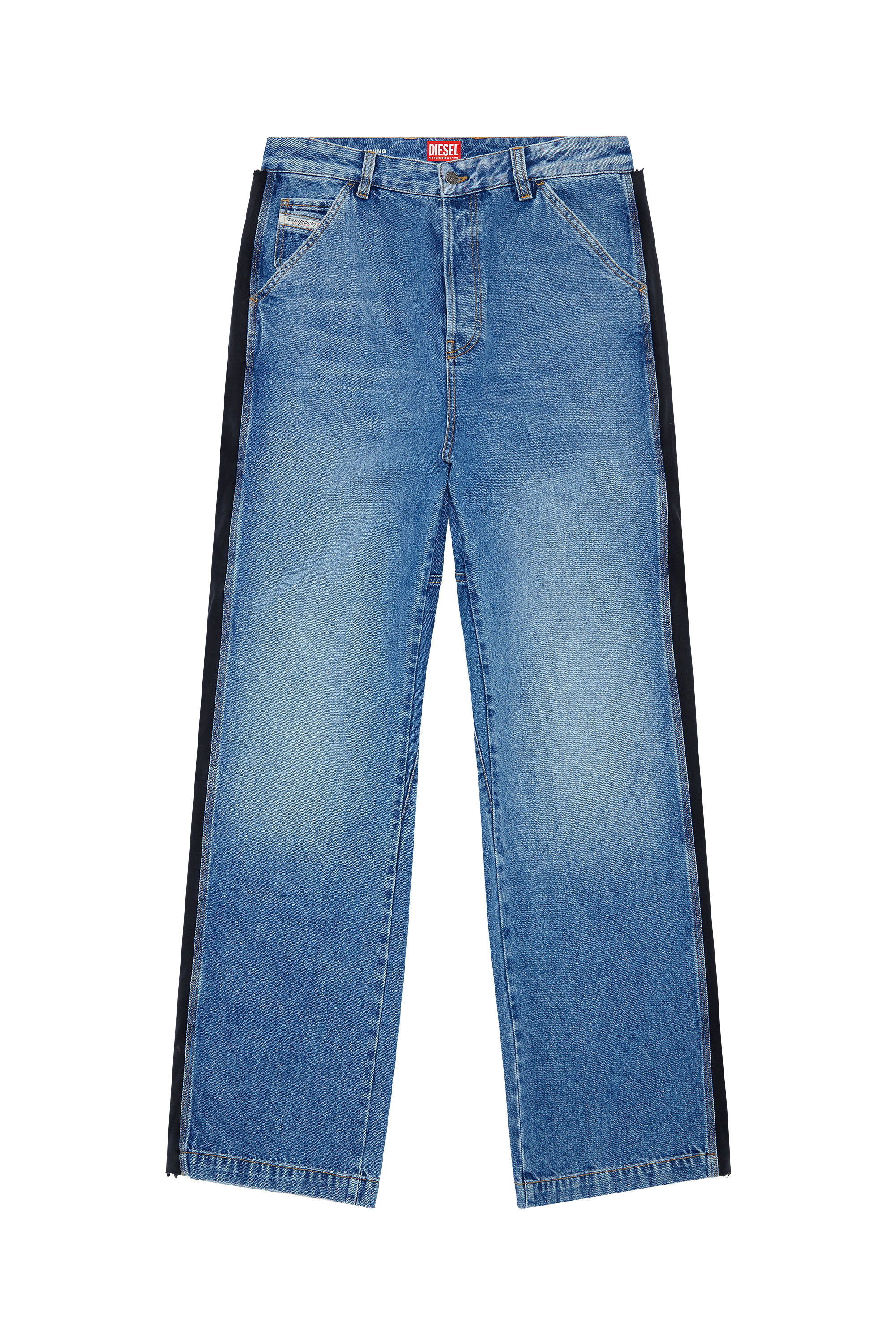Diesel - D-Livery 0HJAV Straight Jeans, Medium blue - Image 5